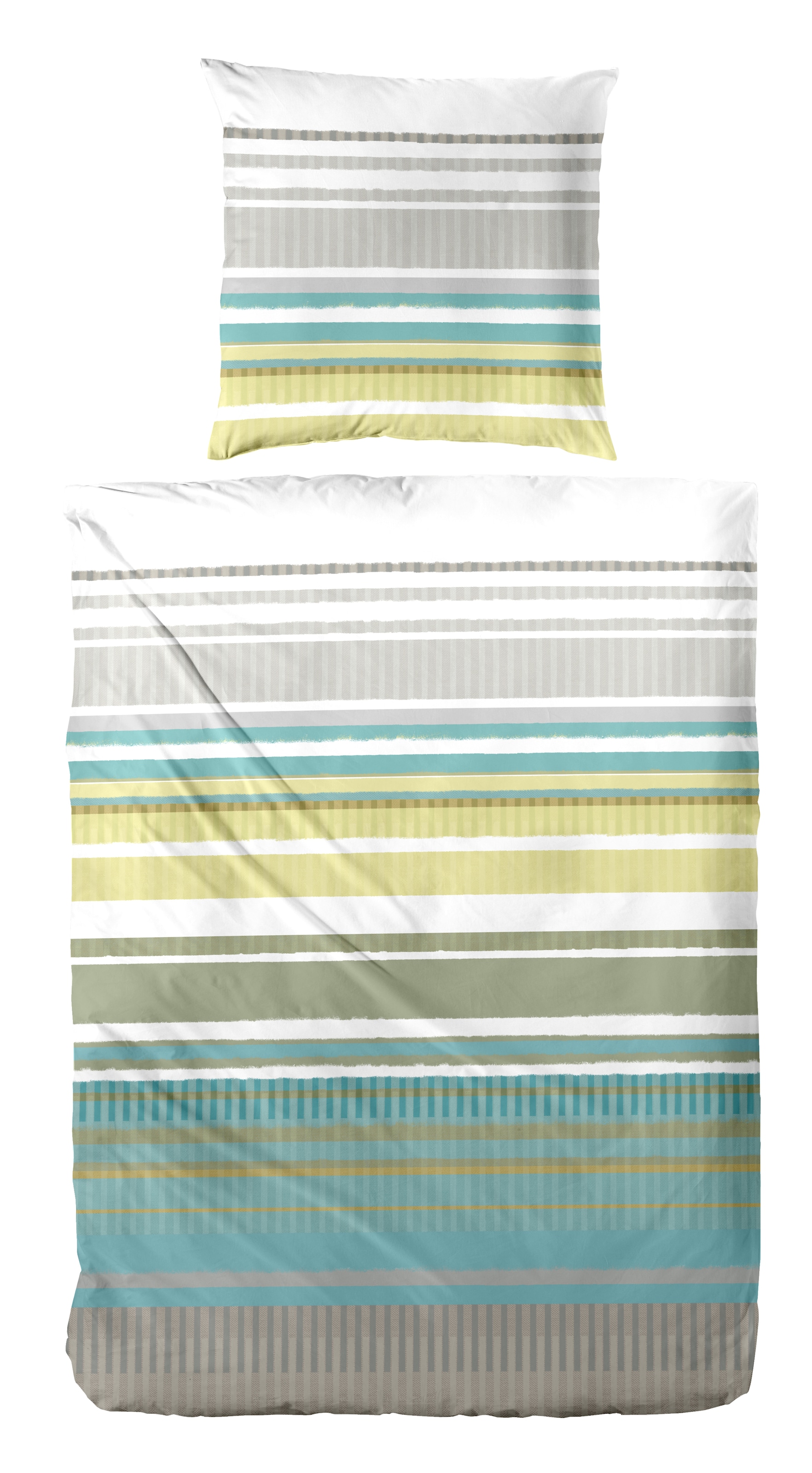Primera Bettwäsche »Perkal-Bettwäsche Summer Stripe«, mit modernen Streifen günstig online kaufen