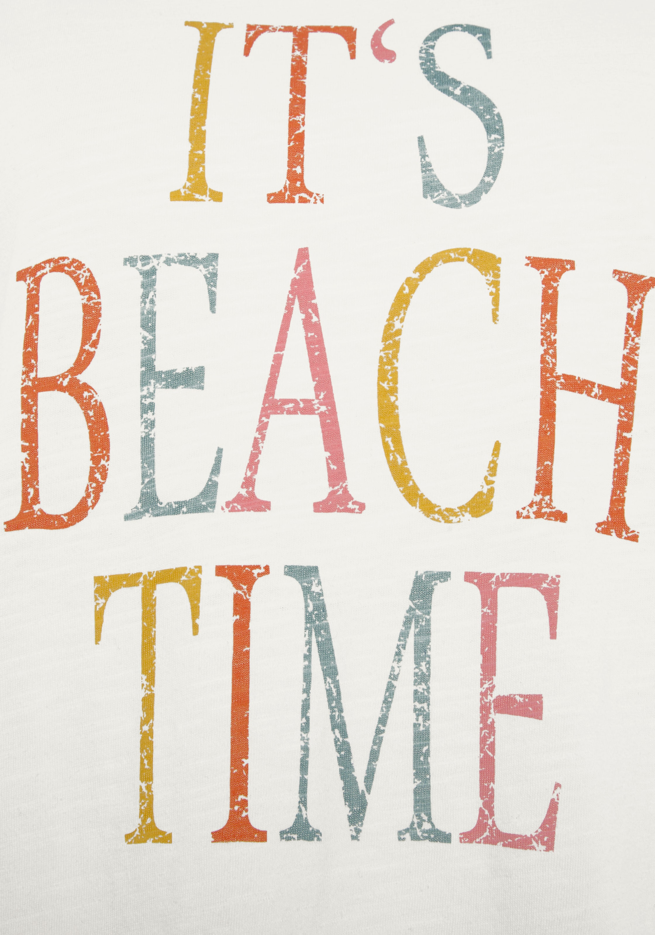 Beachtime T-Shirt, (Packung, 2 tlg.), mit zwei verschiedenen Drucken