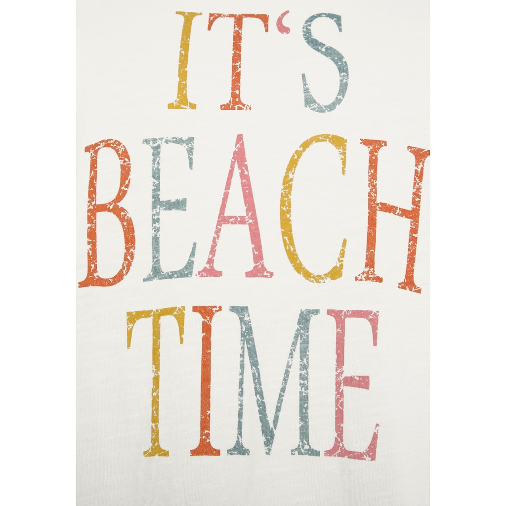 Beachtime T-Shirt, (Packung, 2 tlg.)