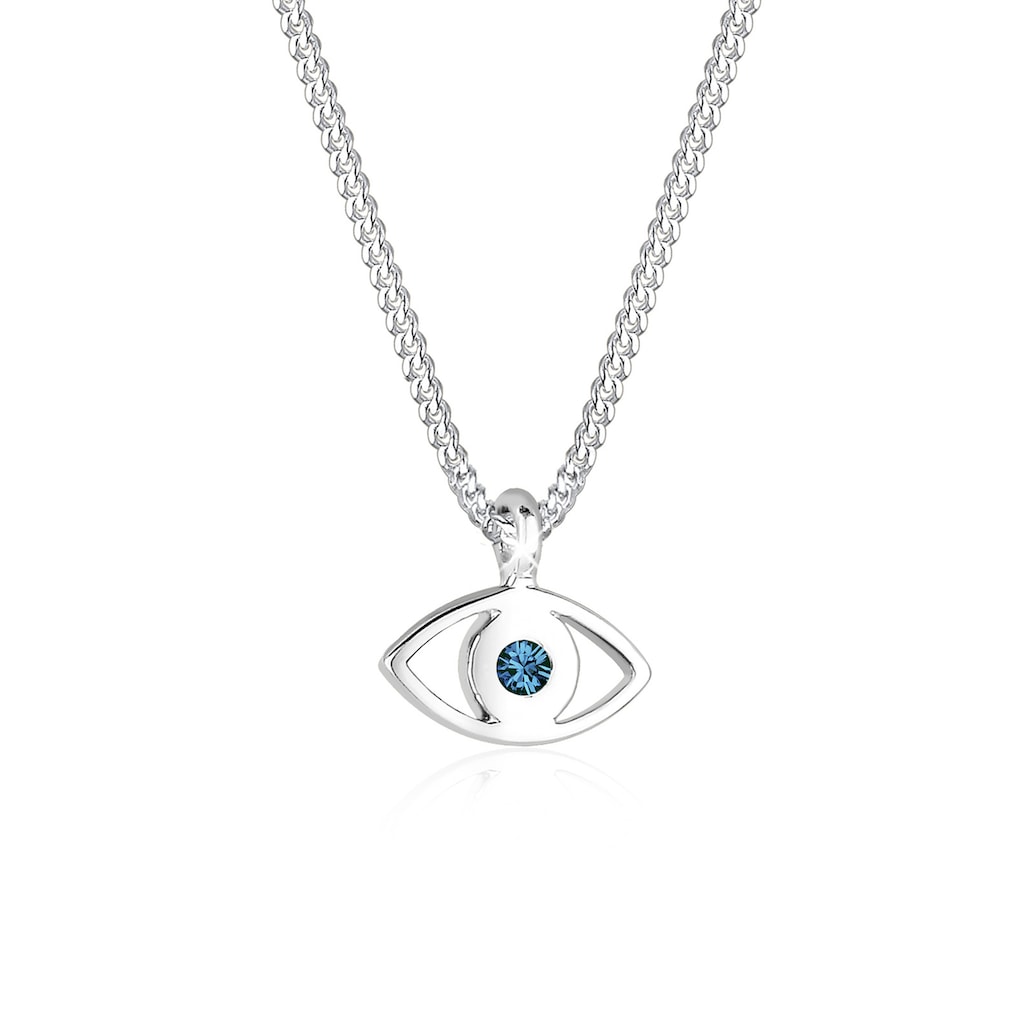 Elli Collierkettchen »Evil Eye Kristalle 925 Sterling Silber«