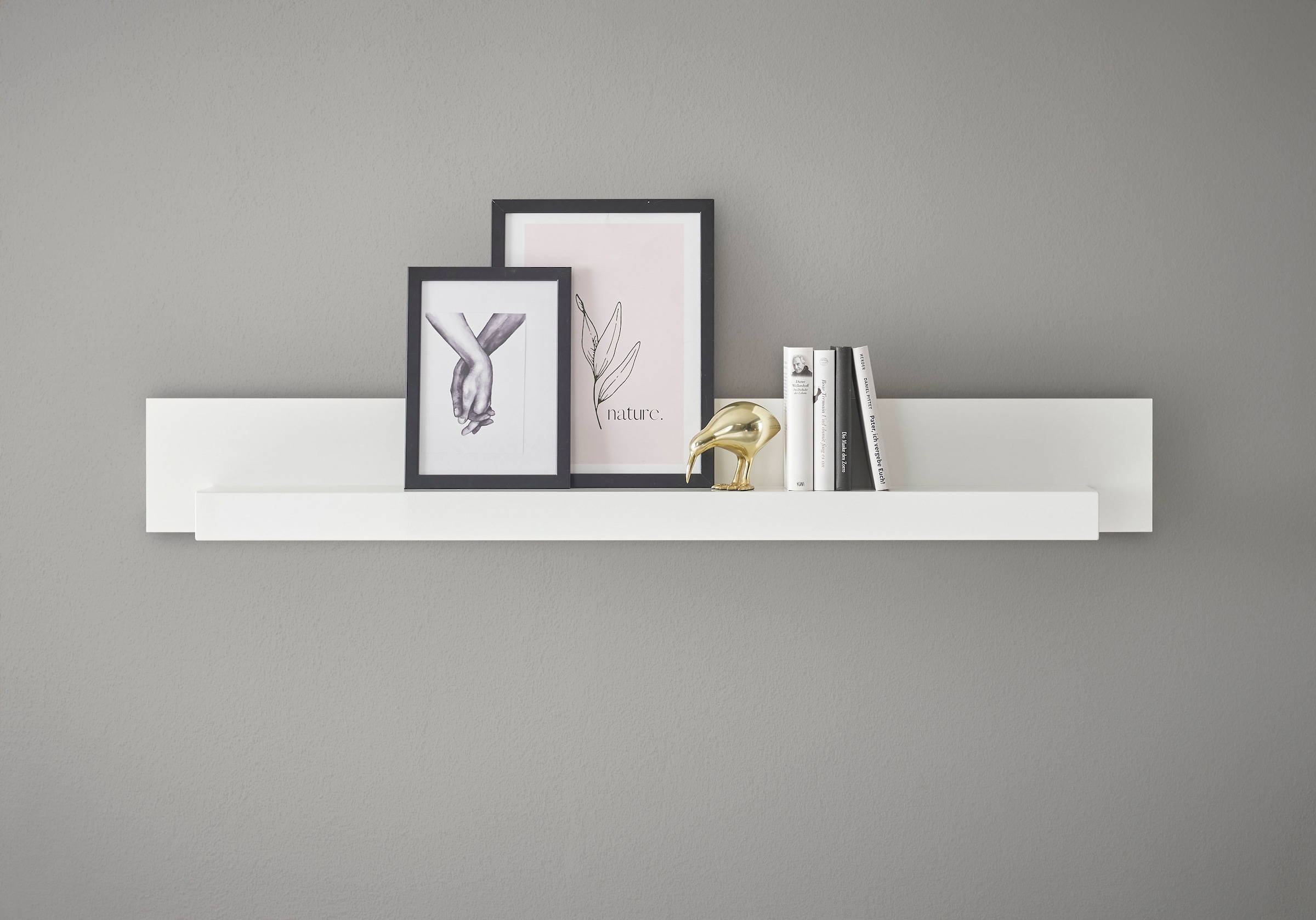 INOSIGN Wandboard »Cantara, modernes Wandregal, Hängeregal mit Ablagefach«, vielseitig einsetzbar, in Eiche Evoke oder weiß erhältlich
