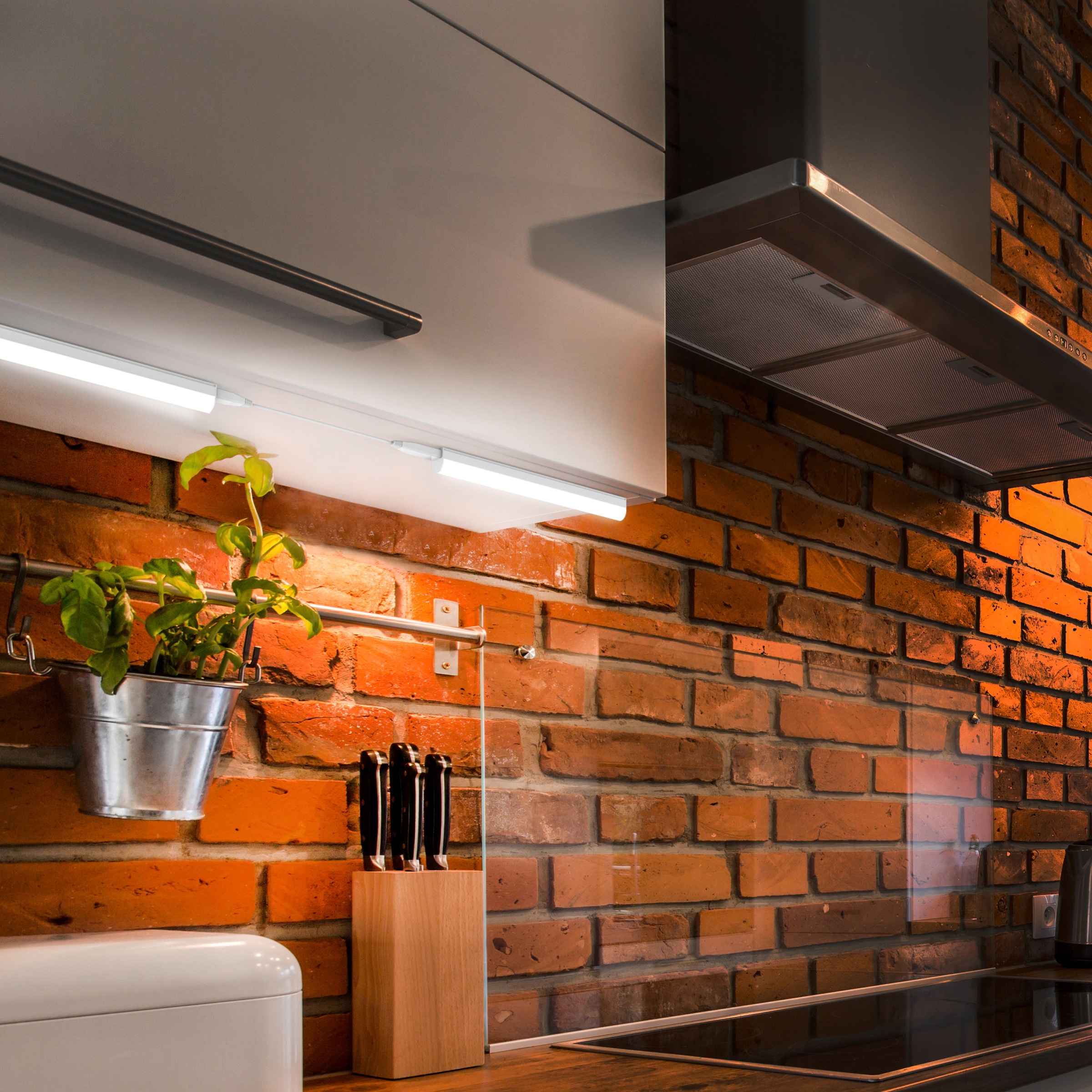 B.K.Licht Unterschrankleuchte, 2er-Set, je 1 x LED-Platine, 4 Watt, 400 Lum günstig online kaufen