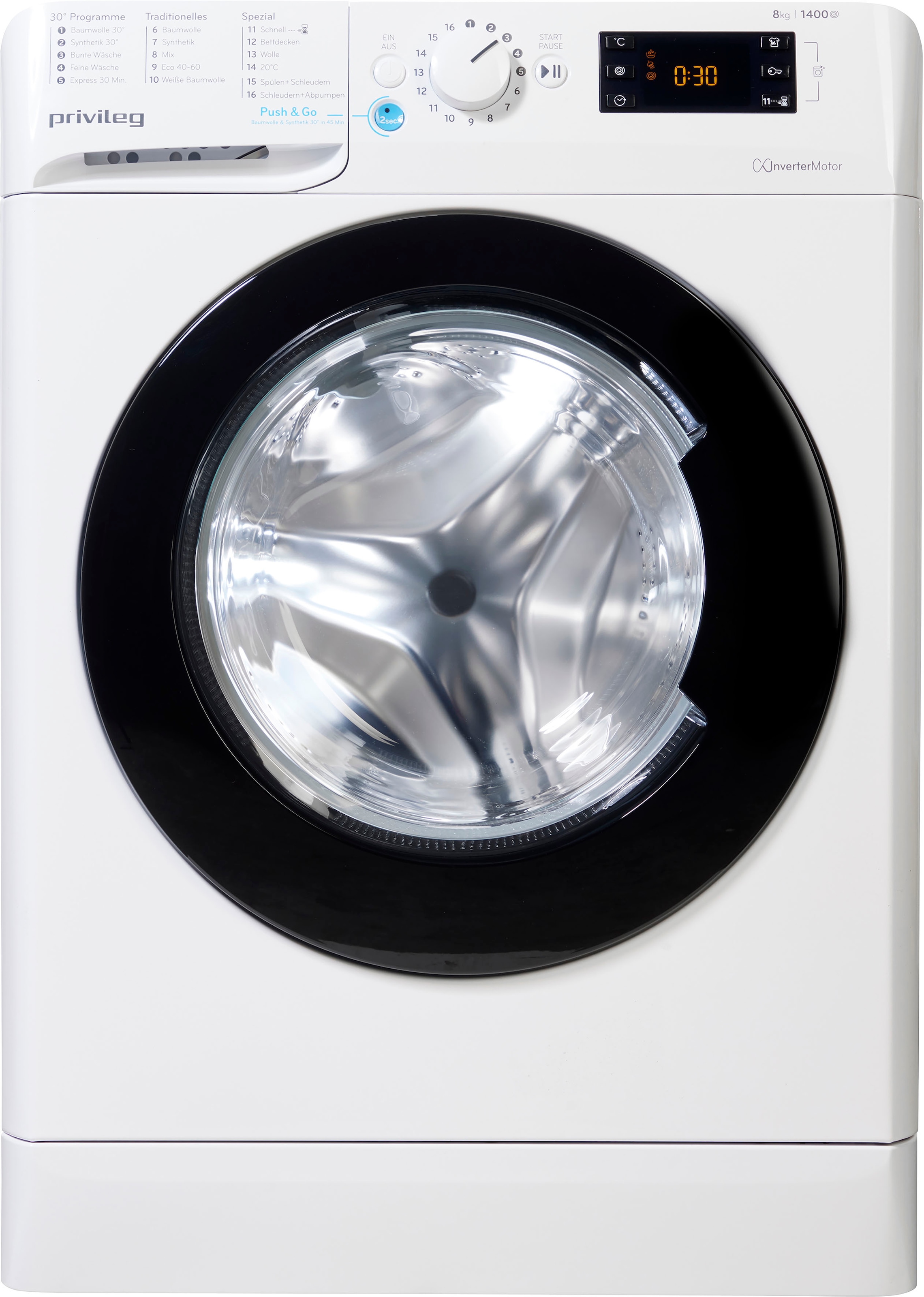 Privileg Waschmaschine »PWF X 873 A«, PWF X 873 A, 8 kg, 1400 U/min, 50  Monate Herstellergarantie online kaufen | Frontlader
