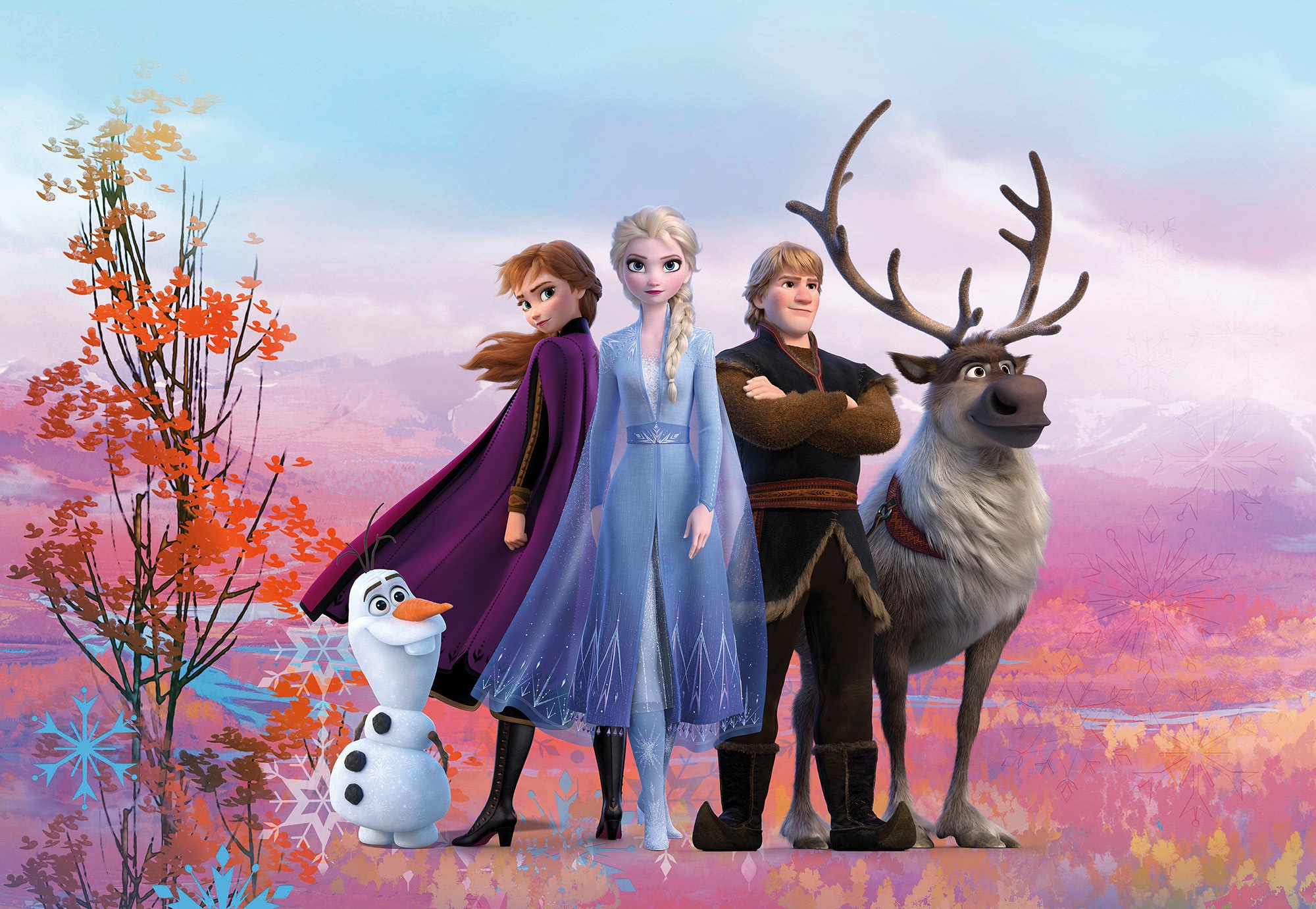 Komar Fototapete »Frozen Iconic - Größe 368 x 254 cm«, bedruckt, Wohnzimmer günstig online kaufen