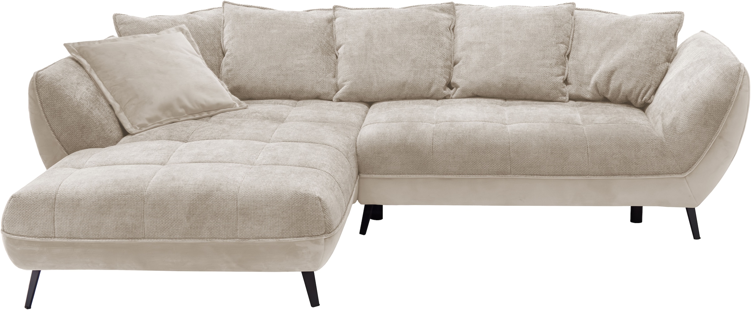 exxpo - sofa fashion Ecksofa »Midway mit einfacher Easy-Lift-Bettfunktion, günstig online kaufen