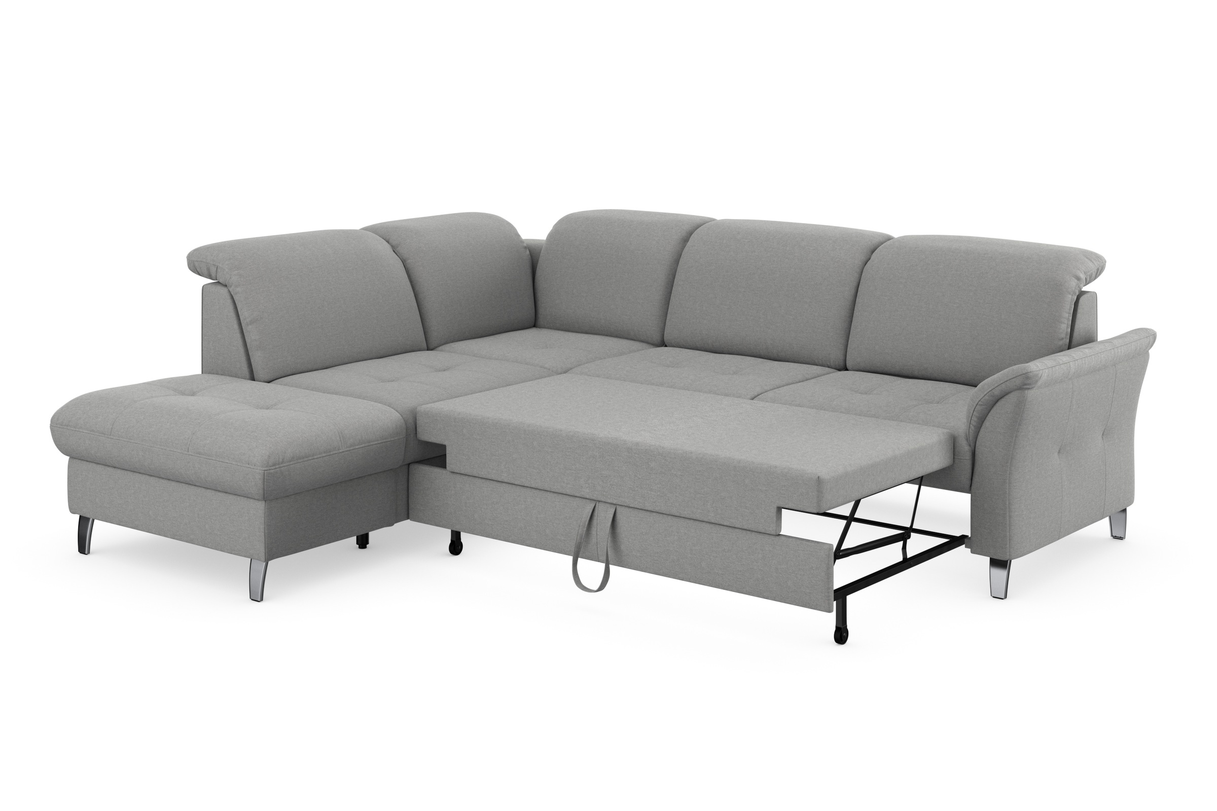 sit&more Ecksofa »Maggiore L-Form«, wahlweise mit Kopfteilverstellung, Bettfunktion und Stauraum