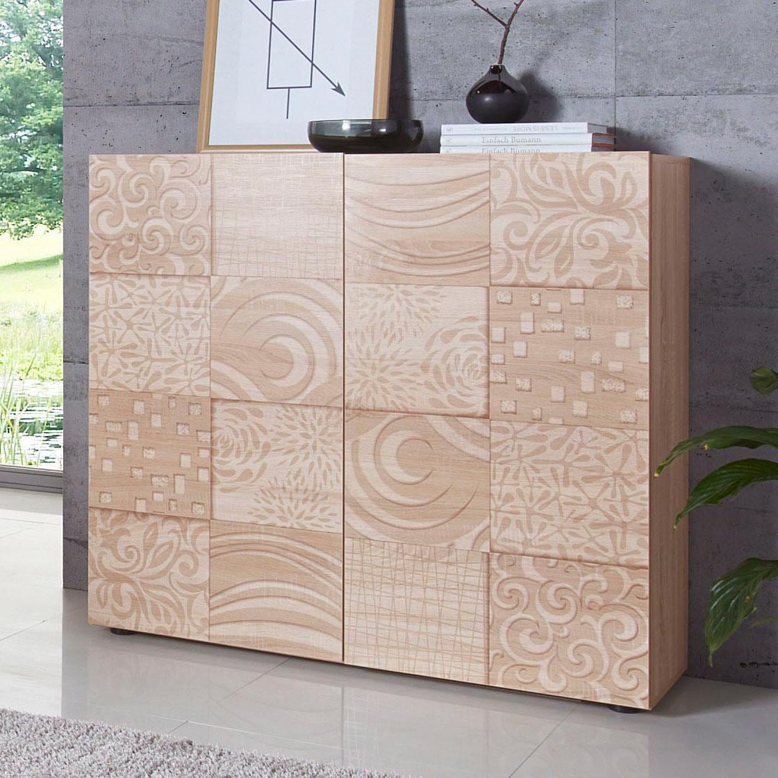 121 Highboard im Siebdruck LC mit kaufen cm Breite dekorativem Online-Shop »Miro«,