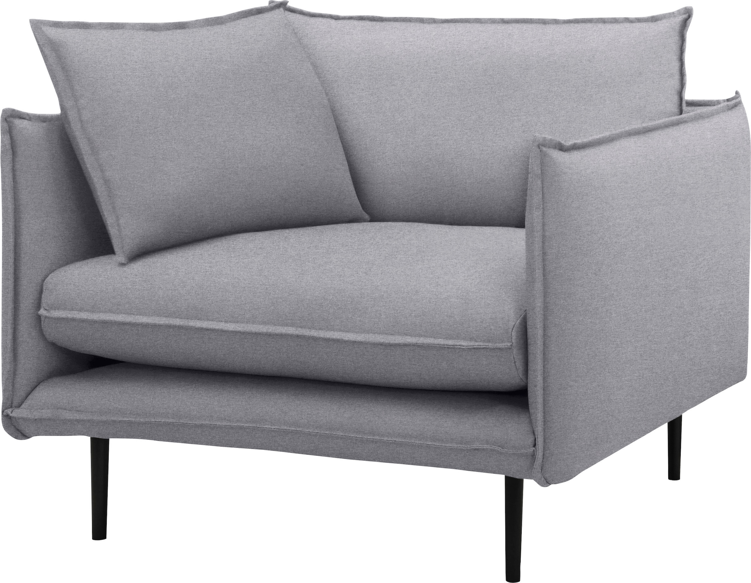 Home affaire 1,5-Sitzer »Somba« mit dickem Keder und eleganter Optik günstig online kaufen