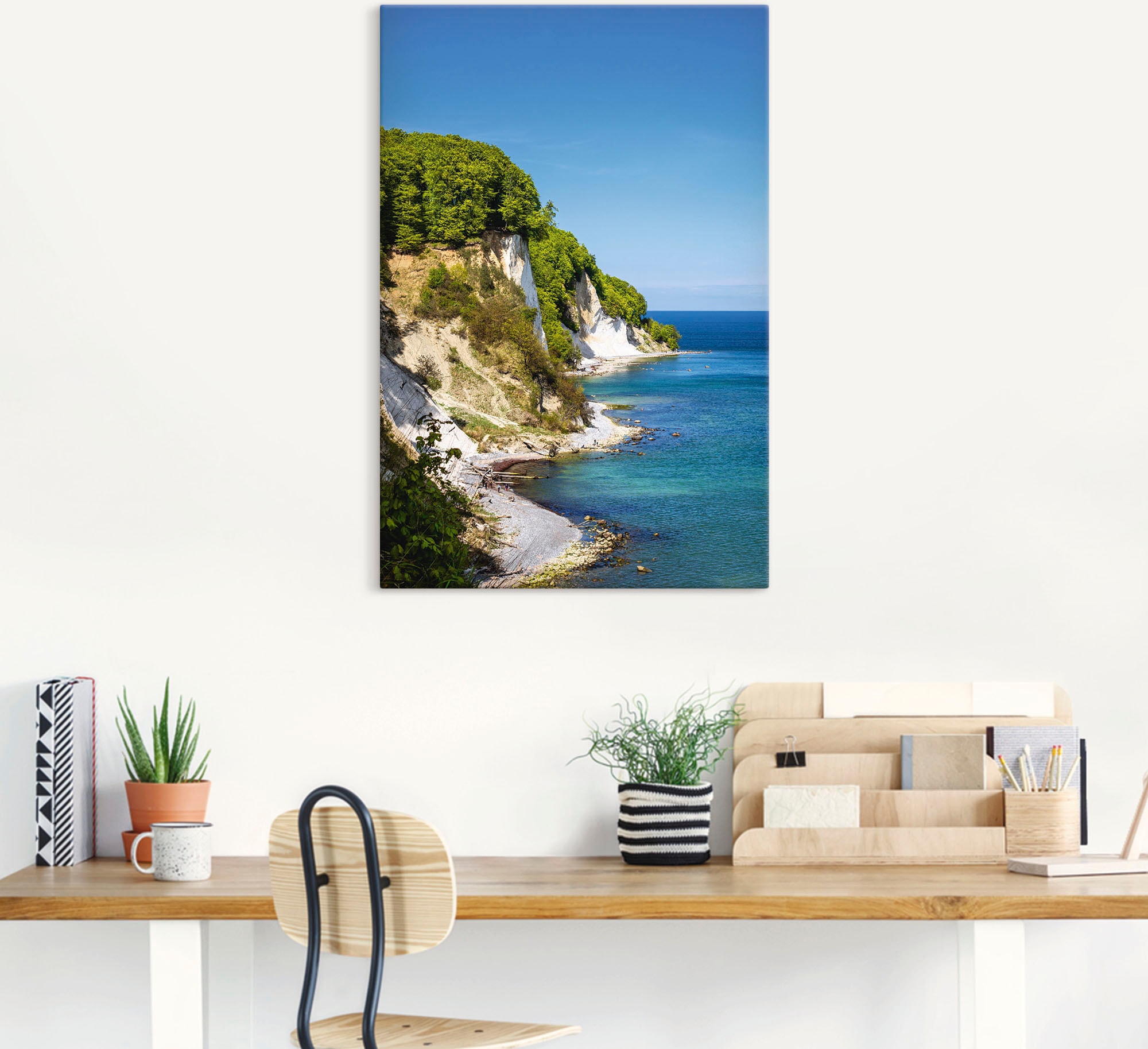 Artland Wandbild »Kreidefelsen Ostseeküste Insel Rügen«, Felsen, (1 St.), a günstig online kaufen