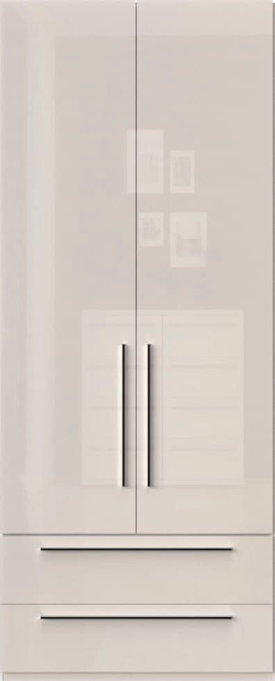 Places of Style Kleiderschrank »Piano, UV lackiert, hochglänzend in beige o günstig online kaufen