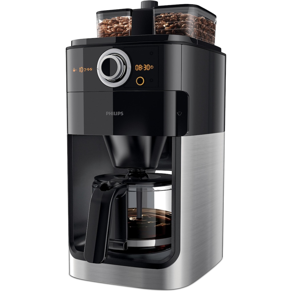 Philips Kaffeemaschine mit Mahlwerk »Grind & Brew HD7769/00«, 1,2 l Kaffeekanne