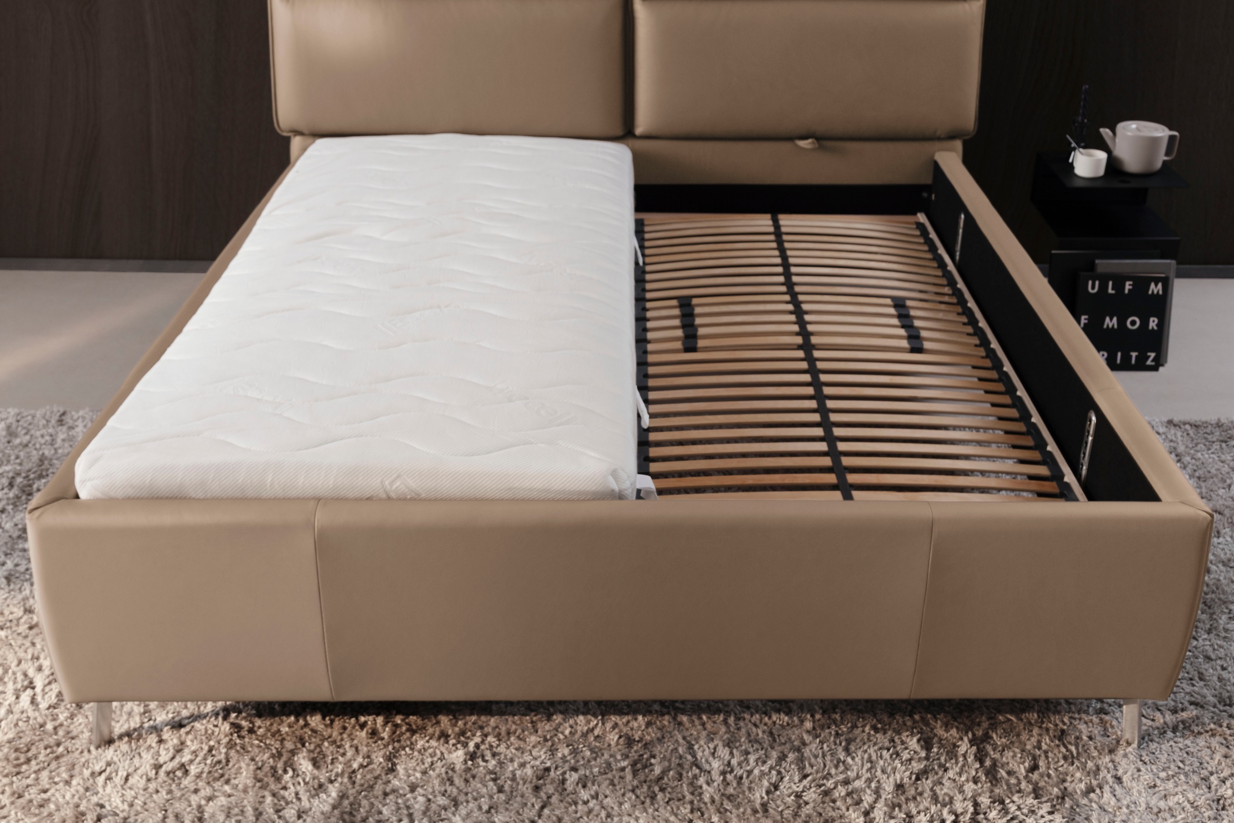 Home affaire Polsterbett »Cozy Town« inkl. 7-fache Einlegetiefenverstellung günstig online kaufen