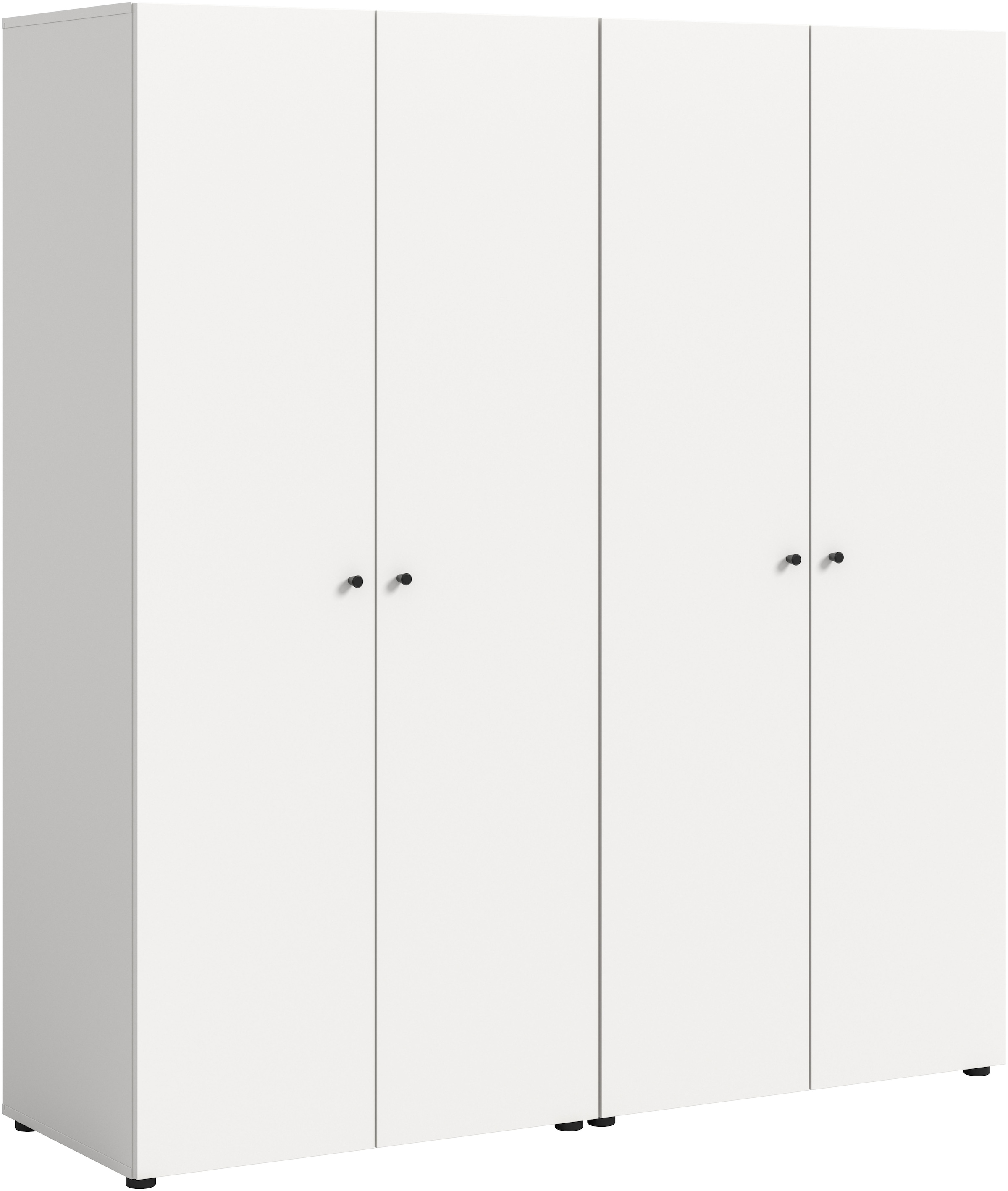 Home affaire Kleiderschrank »BILLINGS, TOPSELLER!, Schlafzimmerschrank, Schrank, Garderobenschrank« OTTO BESTSELLER, Garderobe & Schlafzimmer,  Breite 160cm, weiß, 4-türig, inkl. 2 Kleiderstangen und 2 Ablageböden