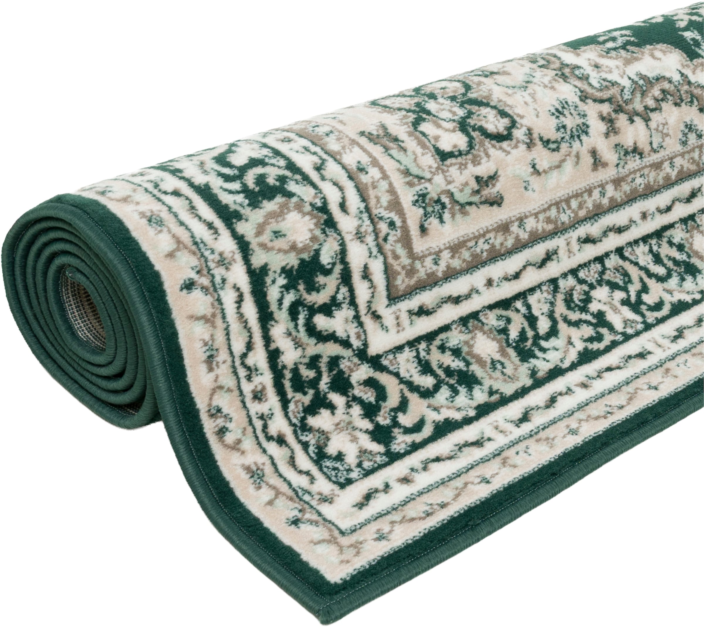 my home Teppich »Oriental, Made in Belgium«, rechteckig, 7 mm Höhe, Orient-Optik, mit Bordüre, Teppich, Kurzflor, Weich, Kundenliebling