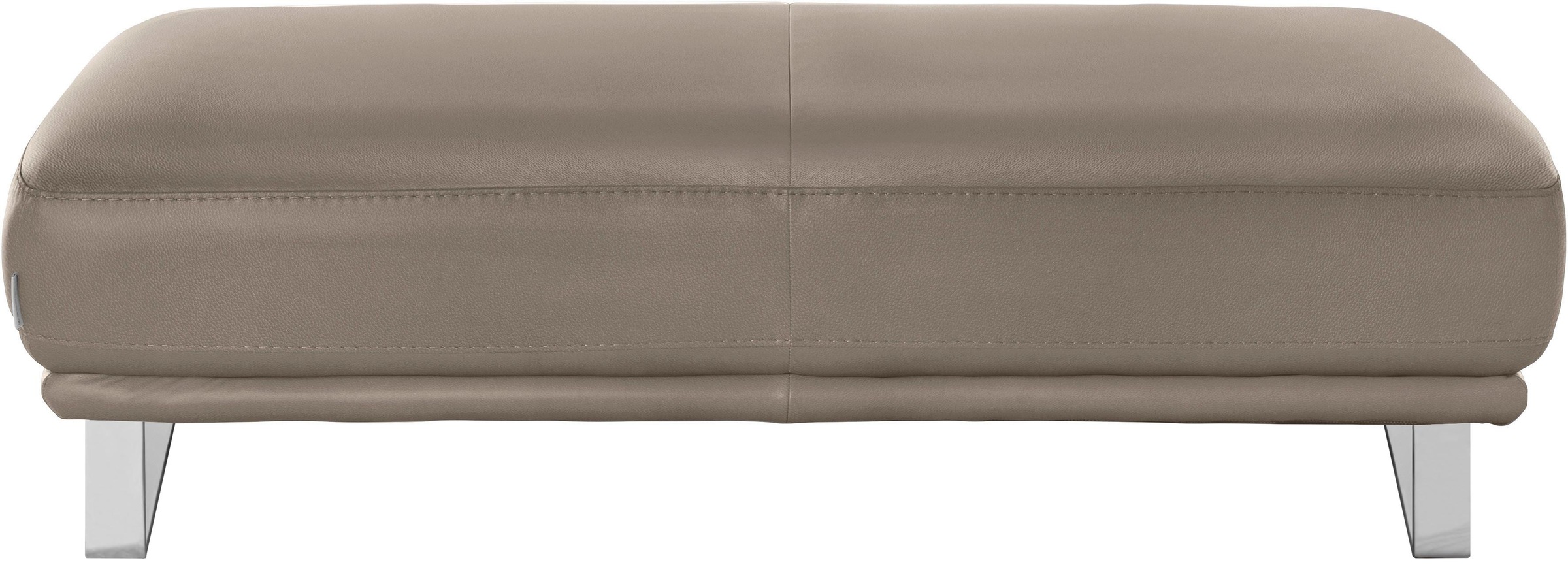 W.SCHILLIG Hocker »montanaa«, mit Metallkufen in Chrom glänzend, Breite 141 cm