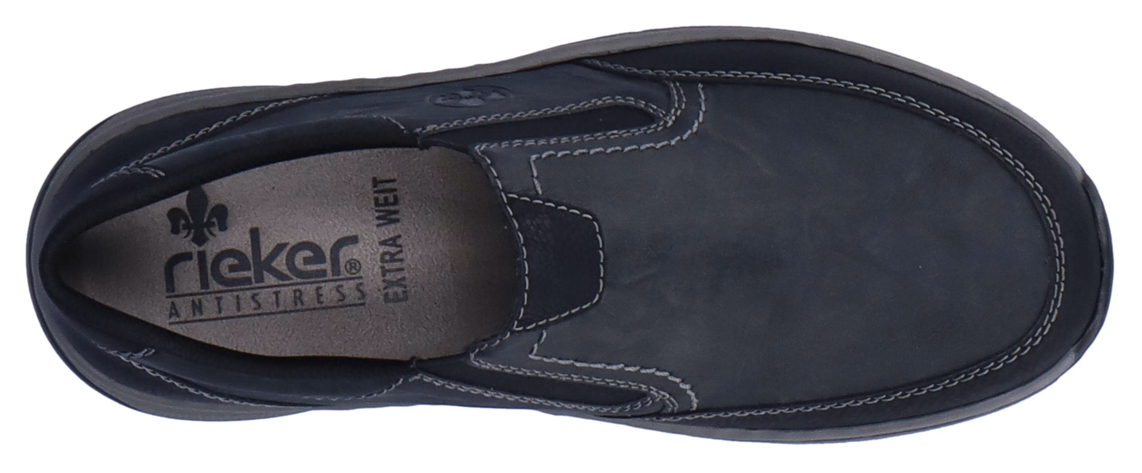 Rieker Slipper, Schlupfschuh, Halbschuh mit Stretcheinsätze