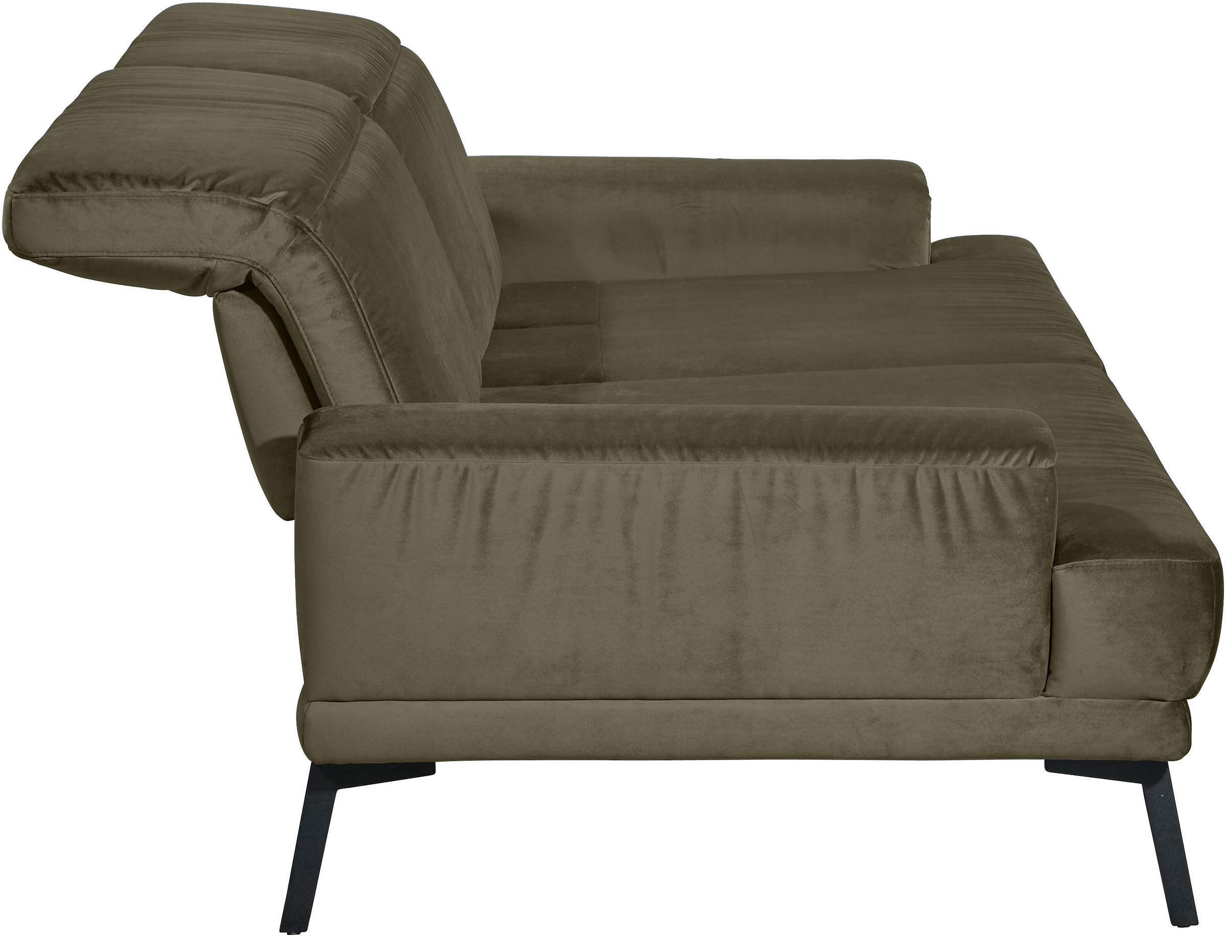 Musterring 2-Sitzer »MR 4580«, inkl. Kopf- und Sitztiefenverstellung, Fuß schwarz, B198 x T103 cm