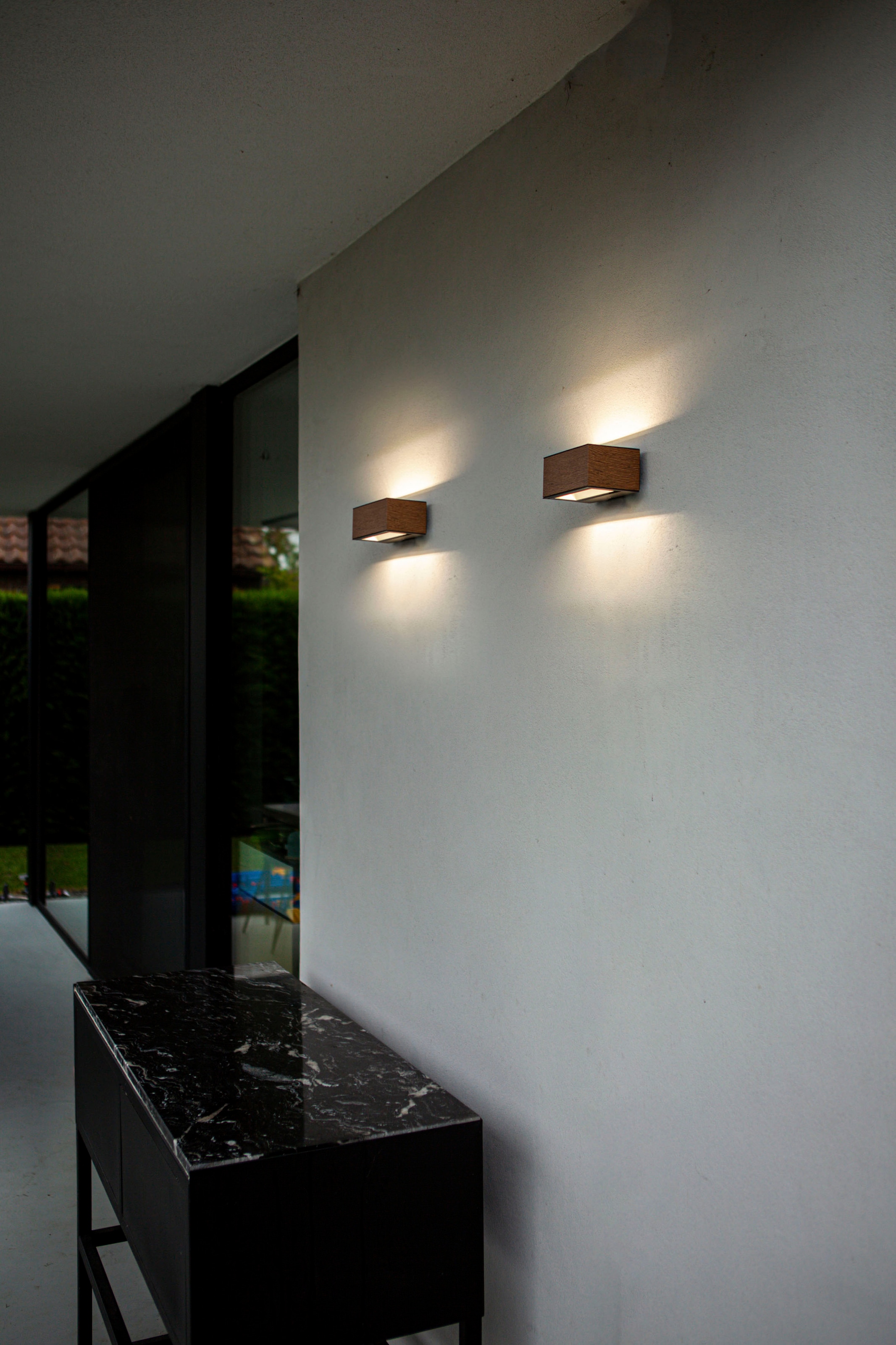 LUTEC LED Außen-Wandleuchte »GEMINI«, Leuchtmittel LED-Modul | LED fest integriert
