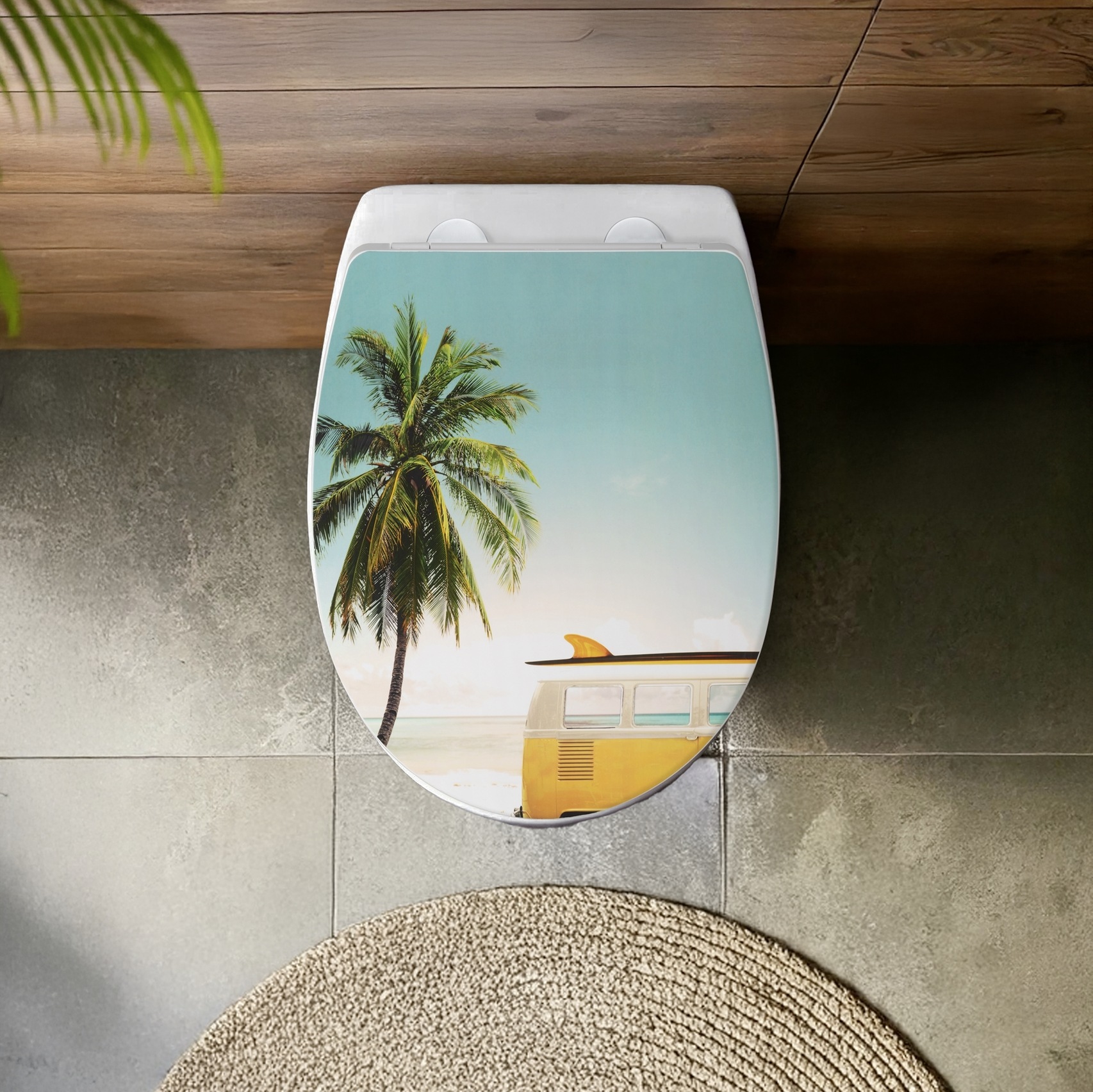 WENKO WC-Sitz »Corbara« hochglänzender Toilettensitz, belastbar bis 350 kg, Absenkautomatik