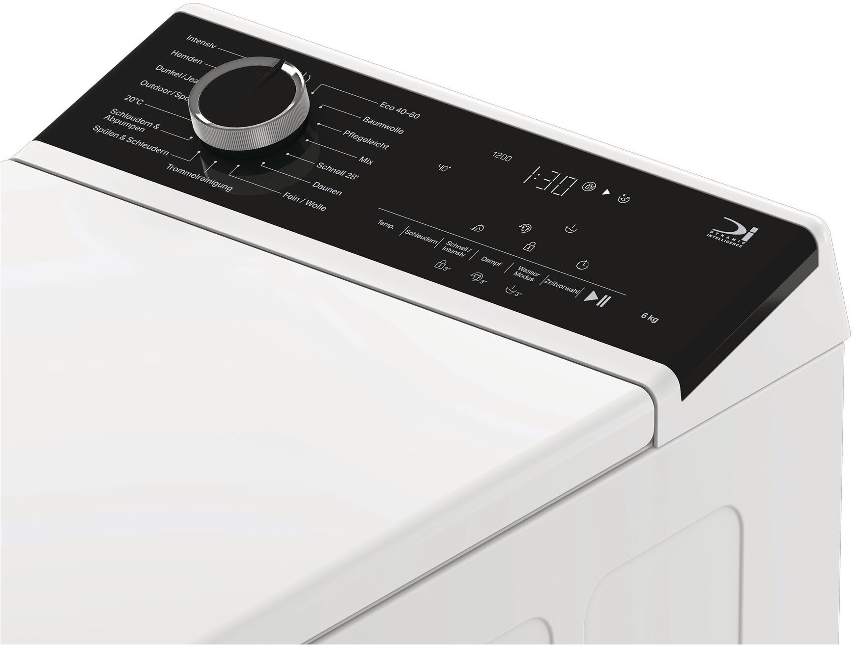 BAUKNECHT Waschmaschine Toplader »TBK SW 62A BW« 6 kg 1200 U/min HomeWhiz – smarte Vernetzung für mehr Komfort