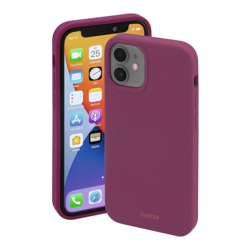 Hama Smartphone-Hülle »Handy Cover für iPhone 12 mini für Apple MagSafe Case Finest Feel Pro«