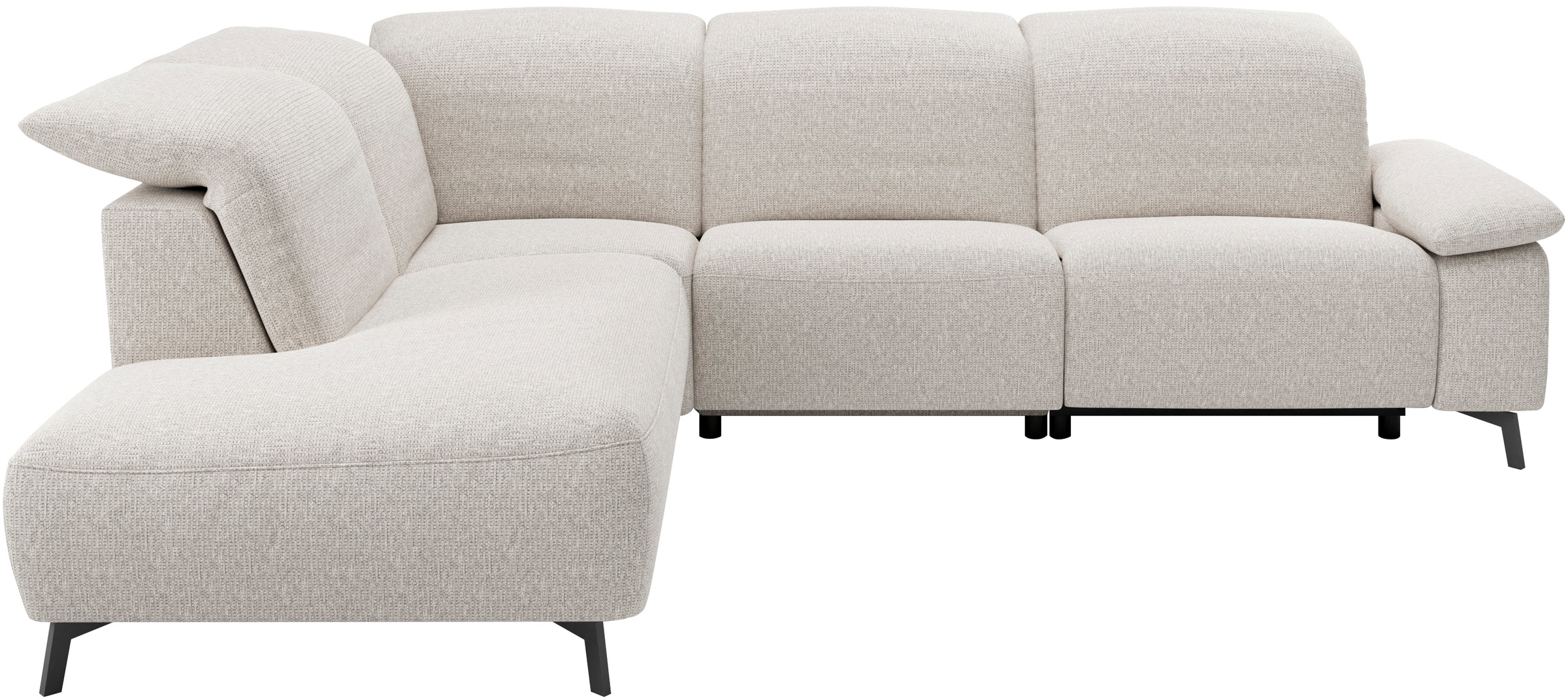 Musterring Ecksofa »MR 370, intelligenter Komfort im modernen Design« Optionale Relaxfunktion, flexible Kopfteile & klappbare Armlehnen