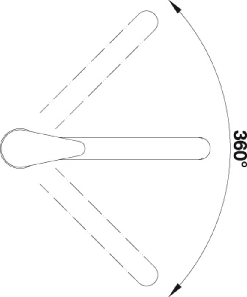 Blanco Küchenarmatur »DARAS« mit leichtgängiger Keramikkartusche