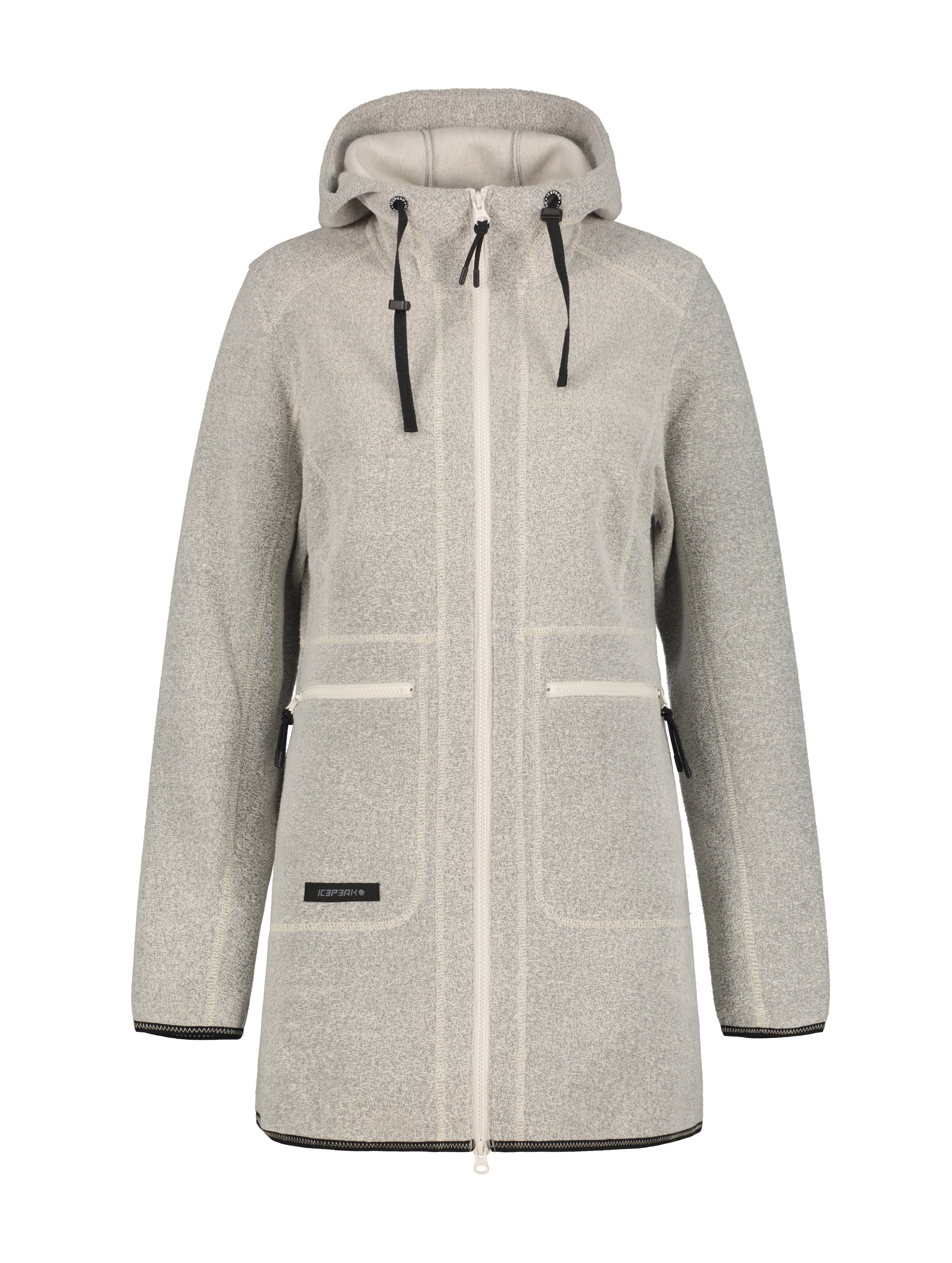 Icepeak Fleecejacke »AMES« sportlicher Stil, mit Kapuze und Kordelzügen