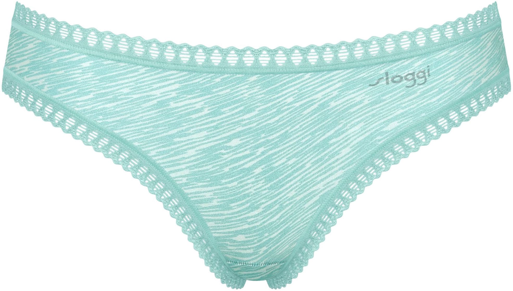 sloggi Panty »GO Crush Mini C3P«, (3er Pack), Spitzendetails