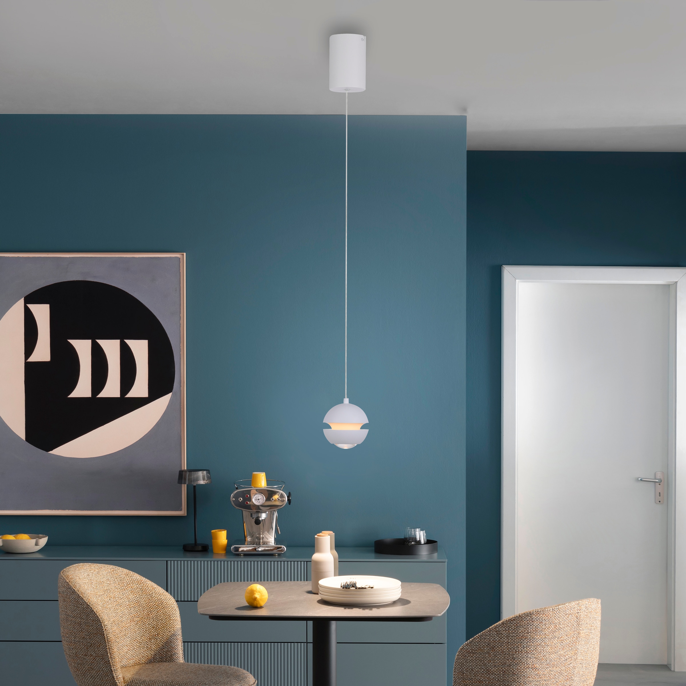 SCHÖNER WOHNEN-Kollektion LED Pendelleuchte »LINI« LED-Board 1 Stk. Warmweiß SCHÖNER WOHNEN Kollektion, Comfort-Lift