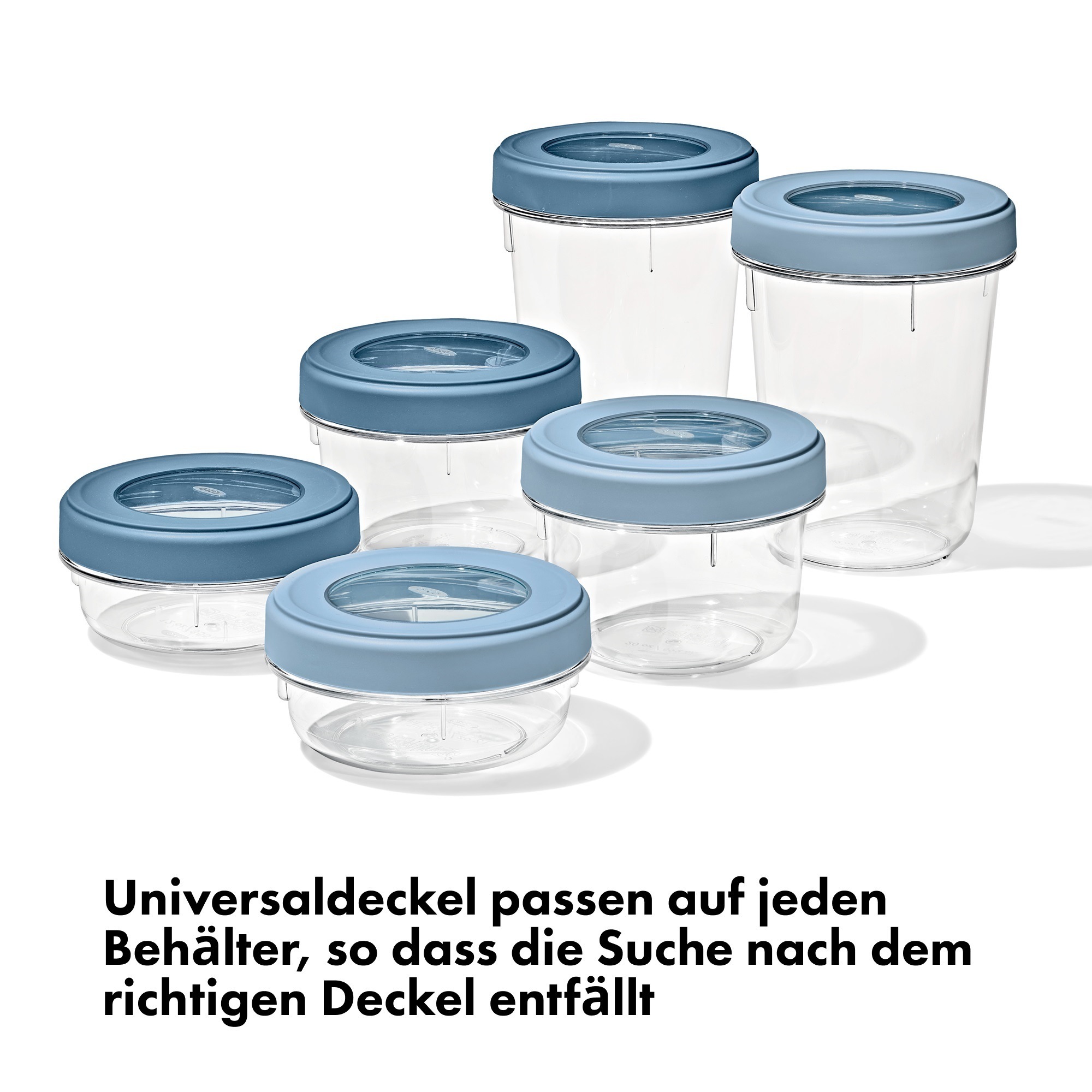 OXO Good Grips Aufbewahrungssystem »OXO Twist & Stack Behälter – 900 ml – 2er Set« 2 tlg. tlg. ideal für Meal Prep