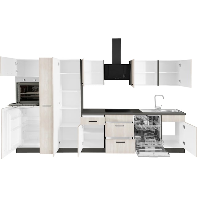 wiho Küchen Küchenzeile »Esbo«, ohne E-Geräte, Breite 360 cm online kaufen
