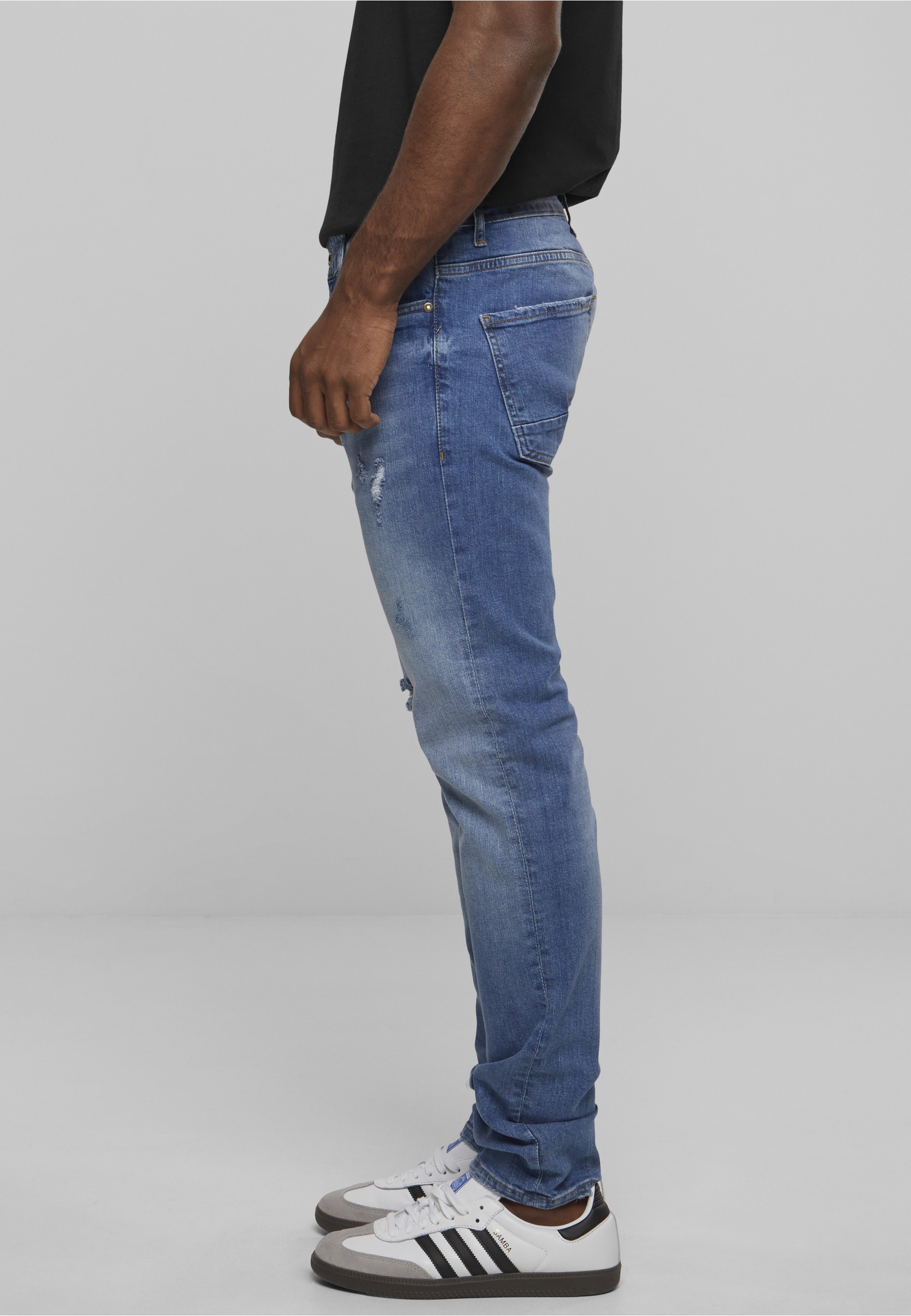 2Y Premium Bequeme Jeans »2Y Premium Herren 2Y Destroyed Slim Fit Jeans«
