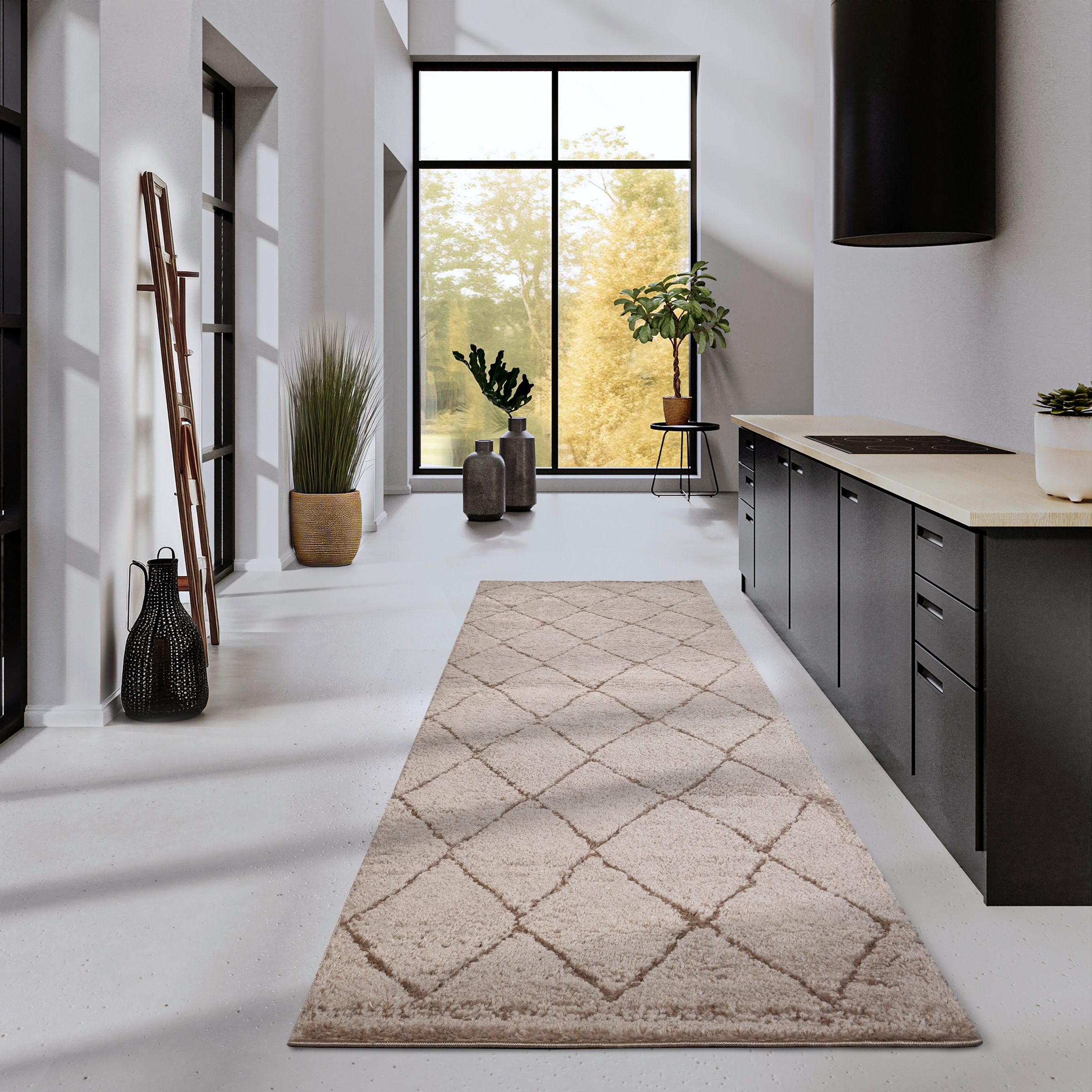 ELLE DECORATION Hochflor-Teppich »Perrotin«, rechteckig, 18 mm Höhe, Läufer günstig online kaufen