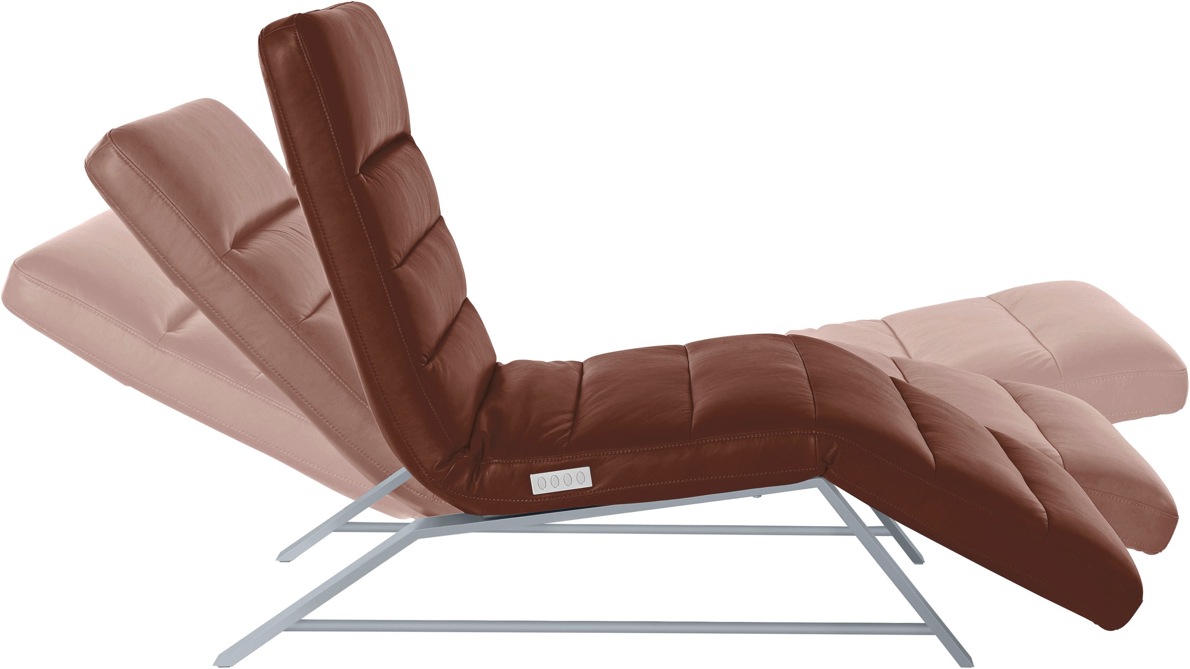 W.SCHILLIG Relaxliege »daily dreams«, Funktionsliege wahlweise mit Motor, Gestell matt, Breite 75 cm