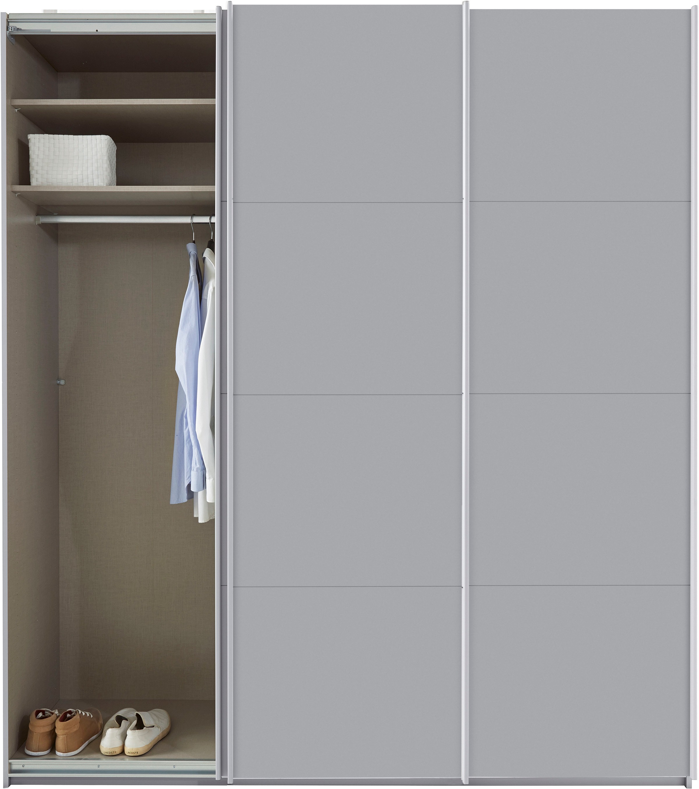 rauch Schwebetürenschrank »Kleiderschrank Schrank Garderobe TOPSELLER OTELI inkl. Inneneinteilung«, mit 3 Innenschubladen sowie zusätzlichen Einlegeböden MADE IN GERMANY