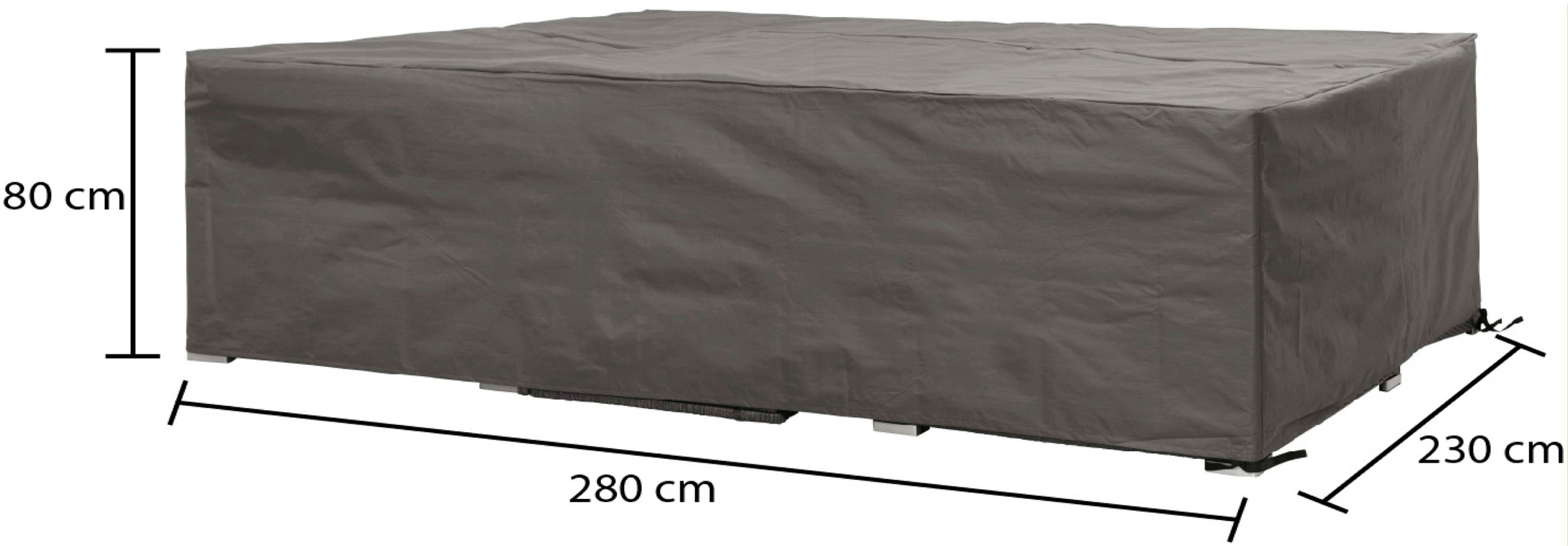 winza outdoor covers Gartenmöbel-Schutzhülle, geeignet für Loungeset, 280x230x80 cm