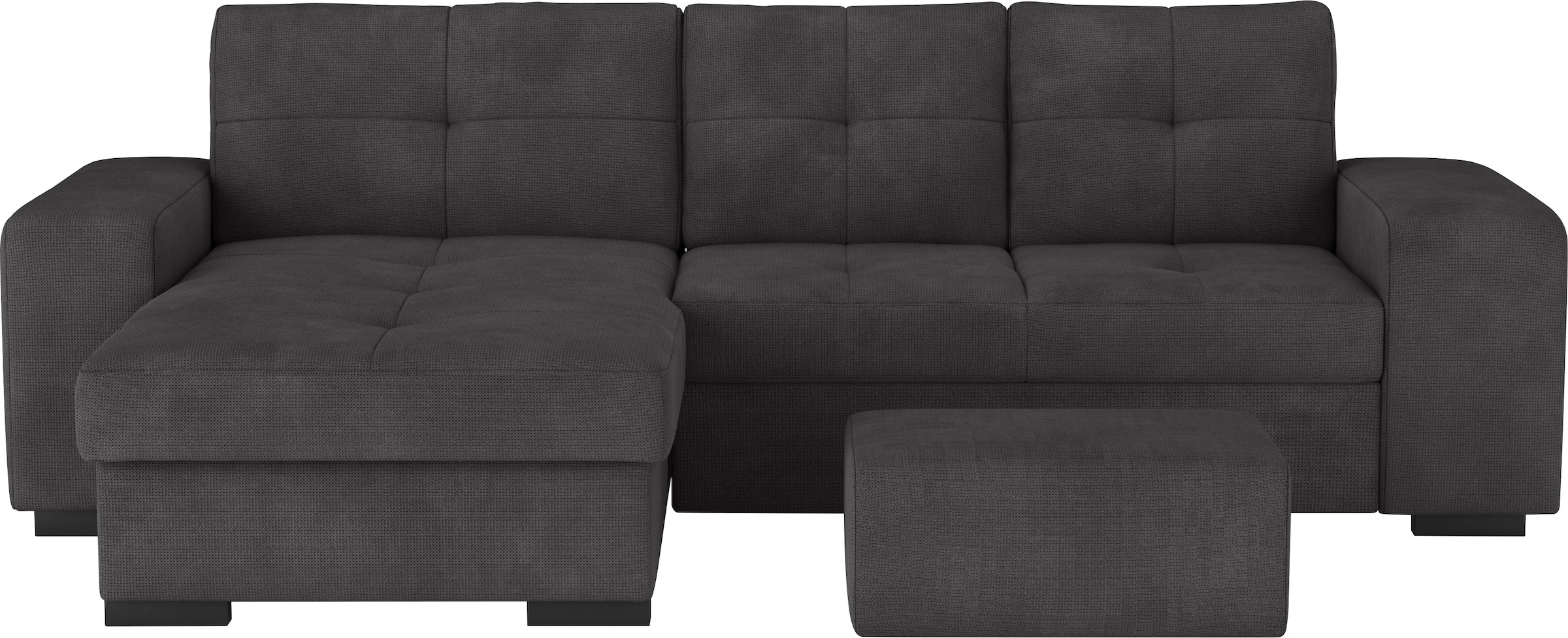 COTTA Ecksofa »Mattina L-Form«, mit Hocker, wahlweise mit Bettfunktion & Bettkasten