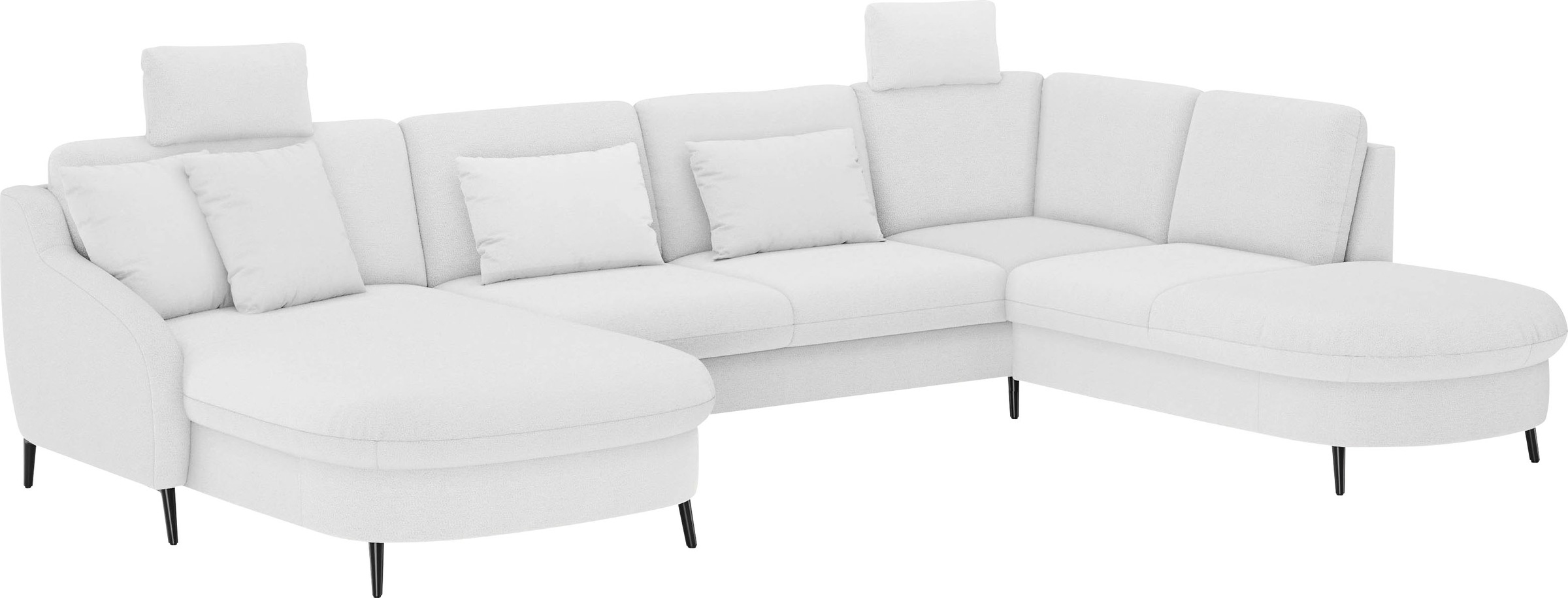 sit&more Wohnlandschaft »Soul U-Form«, wahlweise mit Bettfunktion und Bettkasten oder Schubkasten