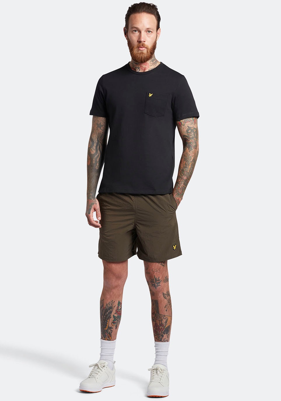 3. Bild von Lyle & Scott Shorts, mit dezentem Logobadge