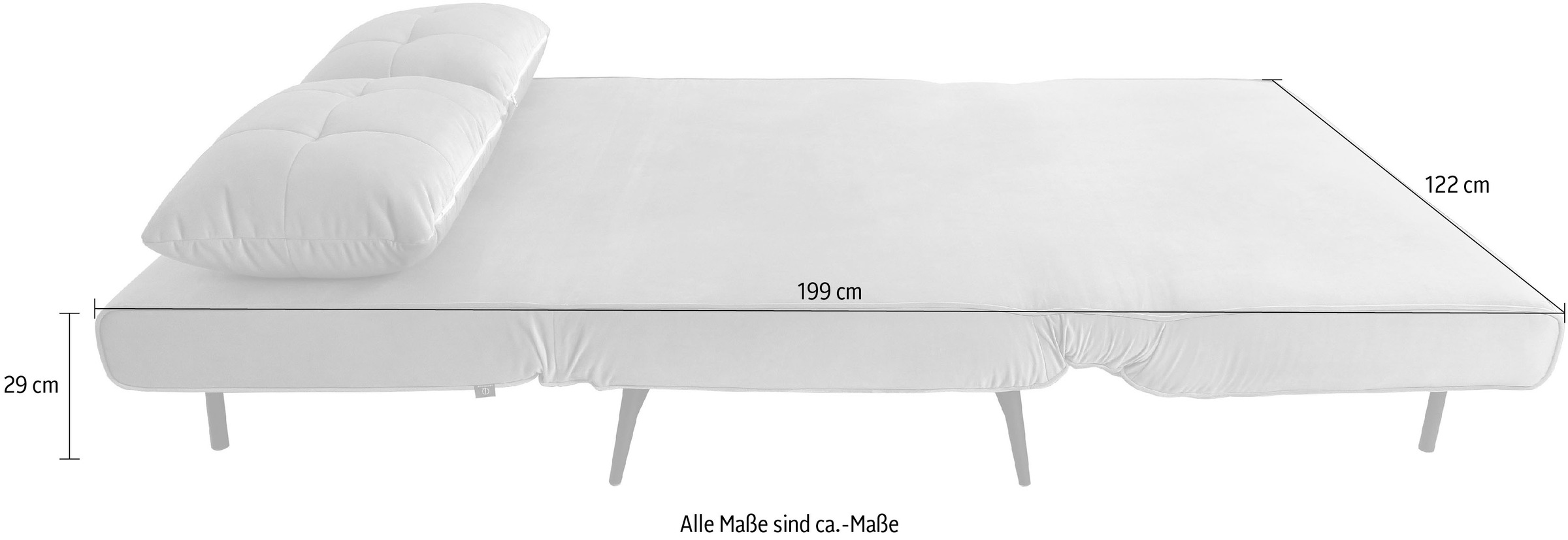 Leonique Daybett »Alise«, mit Schlaffunktion, in tollen Farben und Qualitäten erhältlich