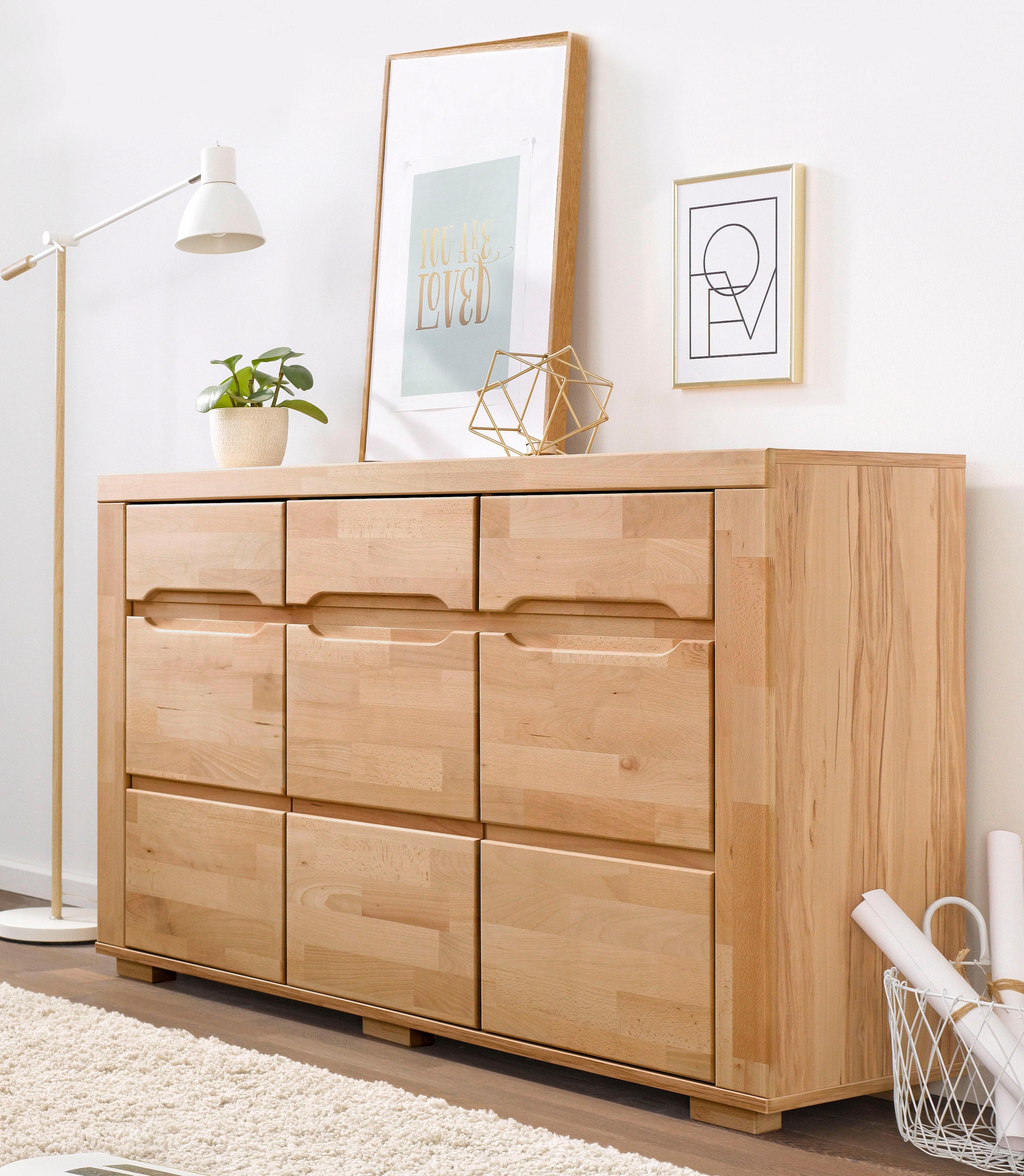 Woltra Sideboard »Denis«, Breite bestellen Rechnung 140 auf cm