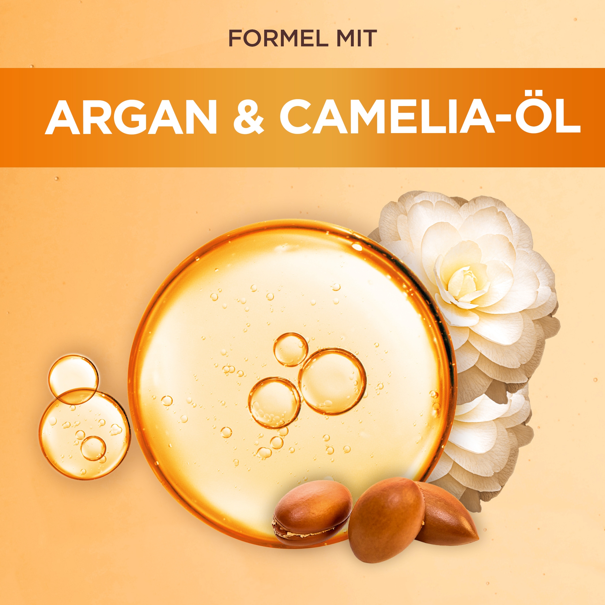 GARNIER Haaröl »WAHRE SCHÄTZE ARGAN & CAMELIA« für trockenes Haar, mit Argan- und Kamelien-Öl, flüssige Textur