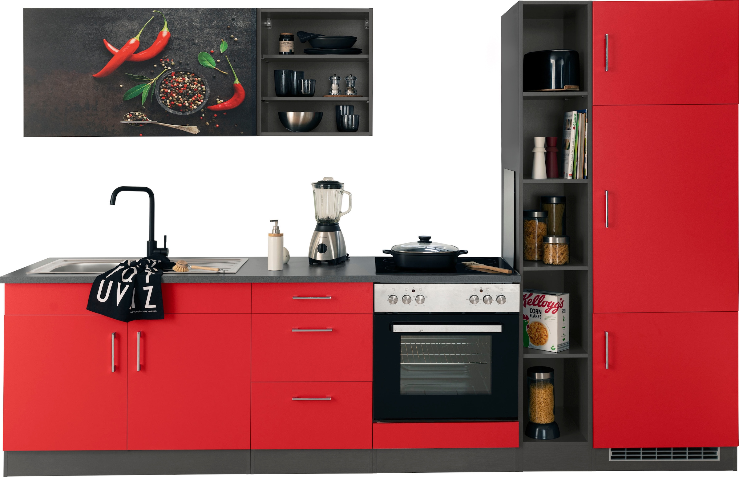 KOCHSTATION Küchenzeile »KS-Paris – Küchen mit einzigartigen Fotomotiven au günstig online kaufen