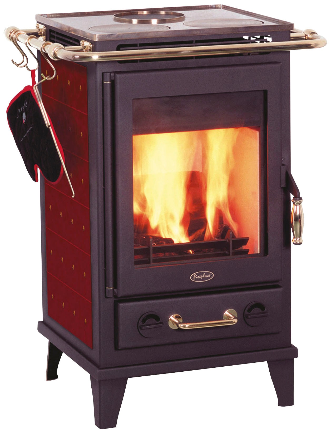 Fireplace Kaminofen »Florenz Keramik«, mit Kochplatten