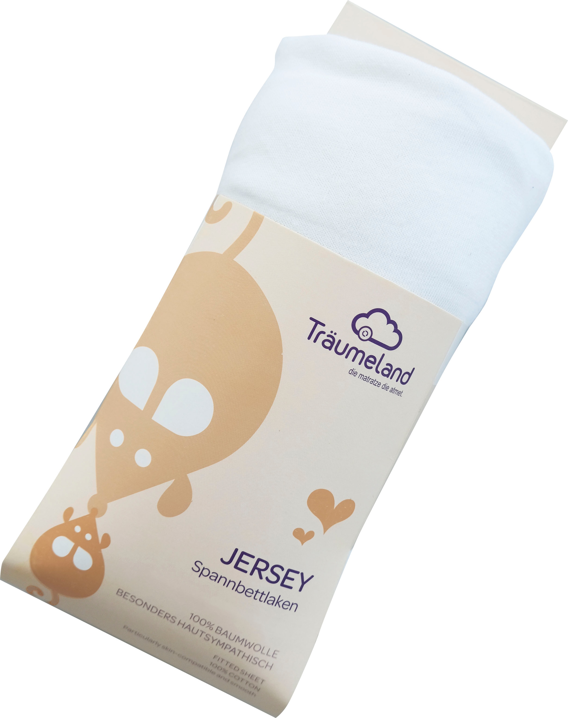 Träumeland Bettlaken »kuschelweiches Spannbetttuch Jersey für extra hohe Ma günstig online kaufen
