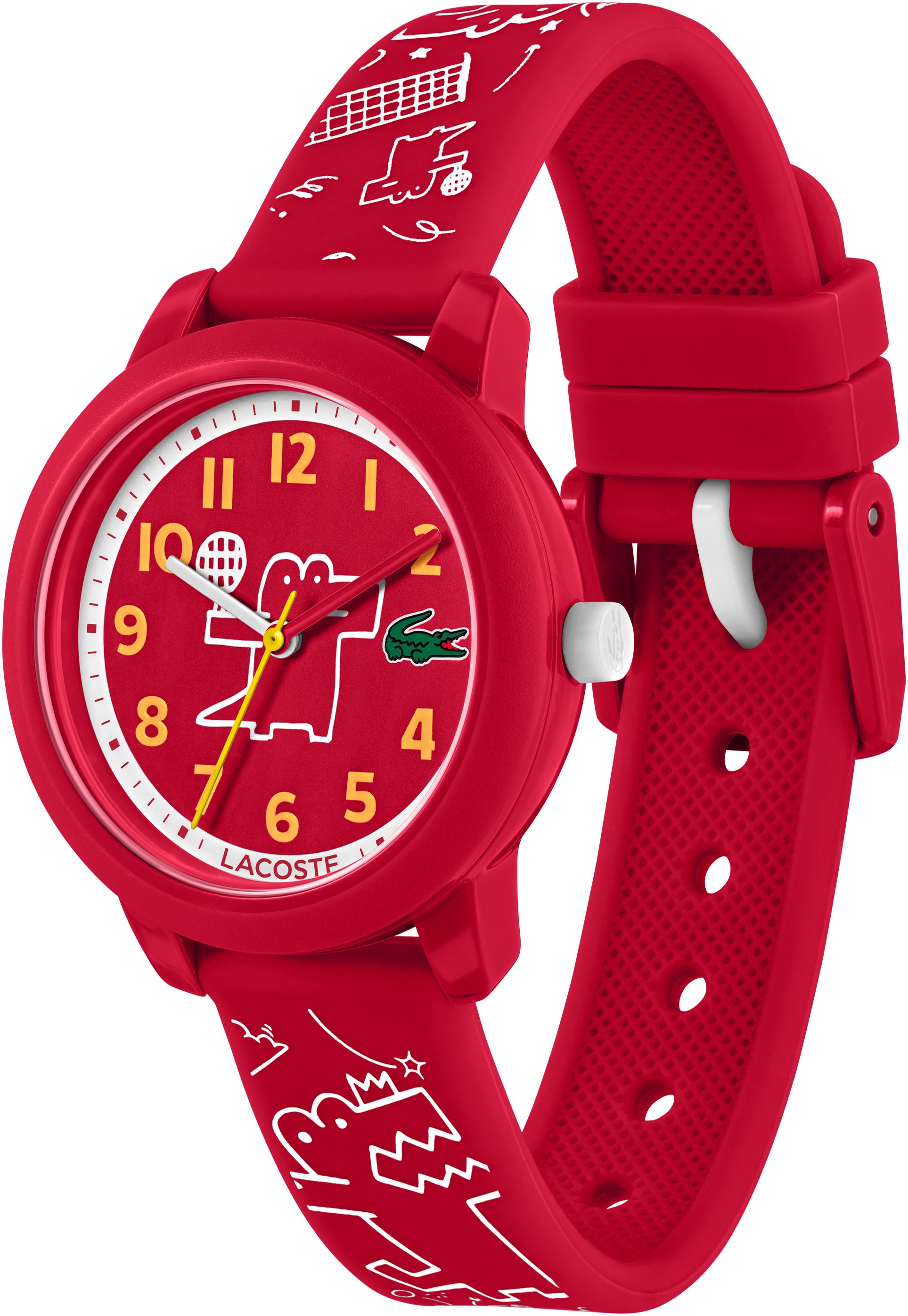Lacoste Quarzuhr »LACOSTE.12.12 KIDS«, Armbanduhr, Kinderuhr, Mädchen, Jungen, ideal auch als Geschenk