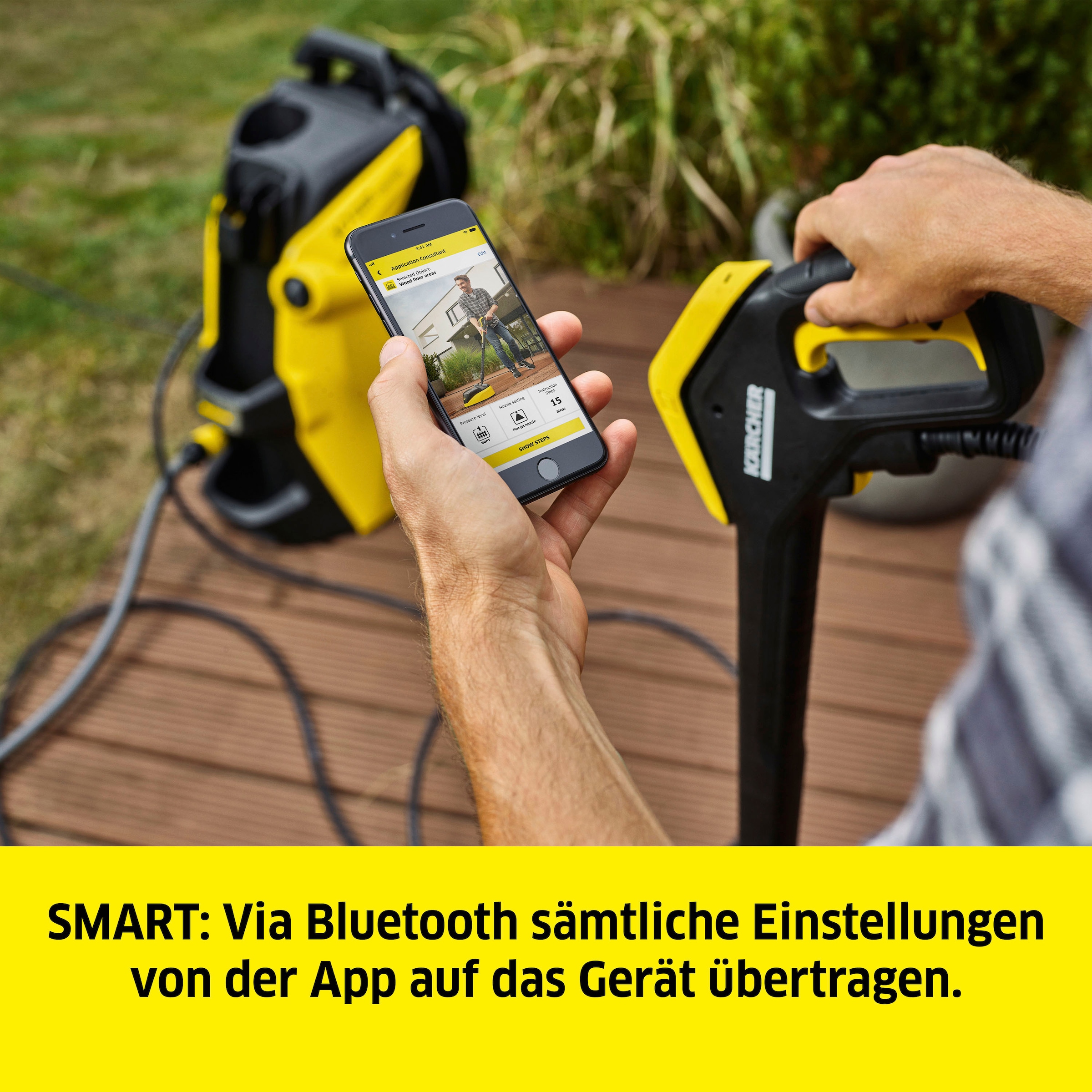 KÄRCHER Hochdruckreiniger »K 7 Premium Smart Control Home«, Bluetooth zur Home & Garden App, Quick Connect