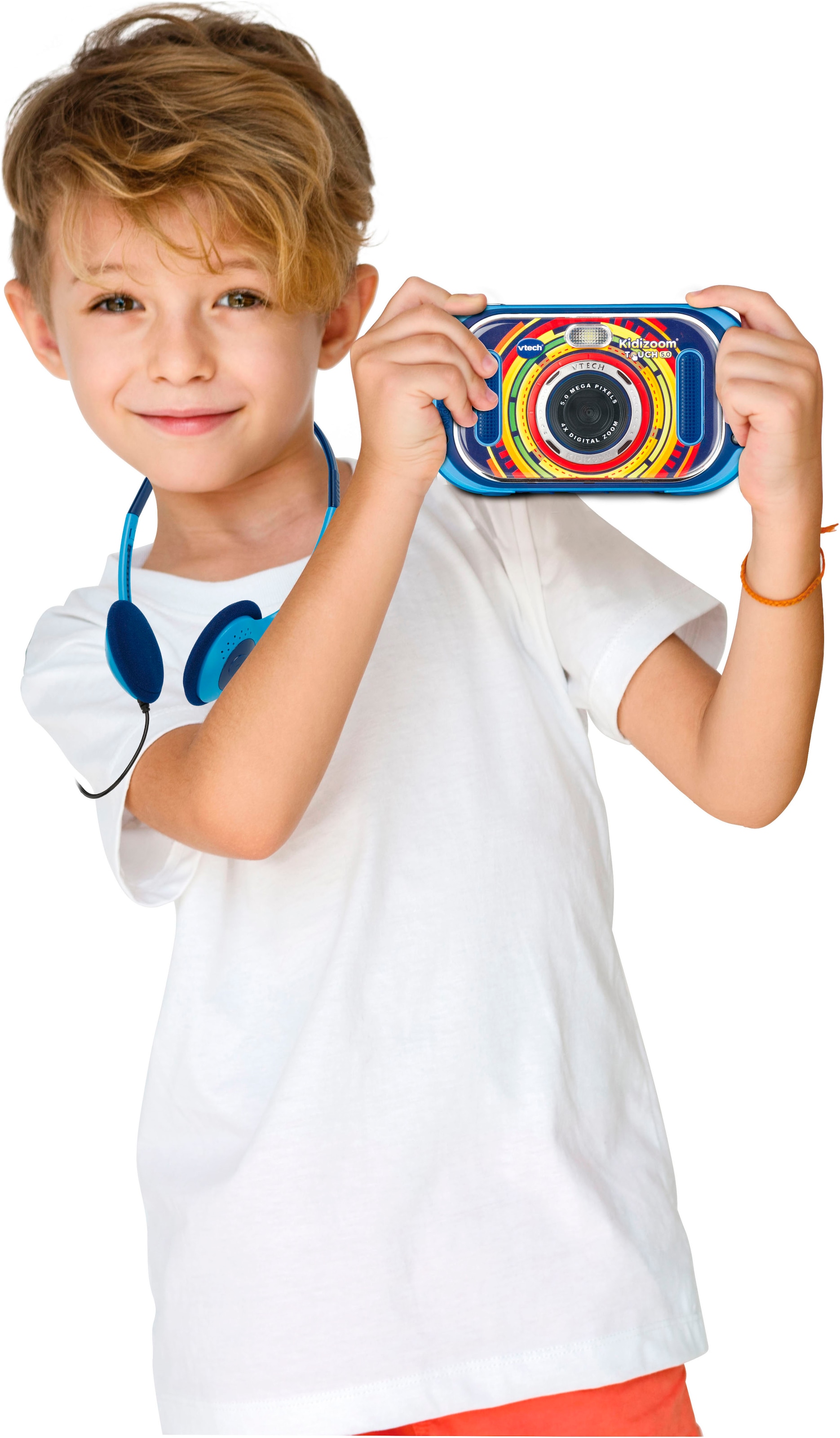 Vtech® Kinderkamera »Kidizoom Touch 5.0, blau«, 5 MP, mit Musik