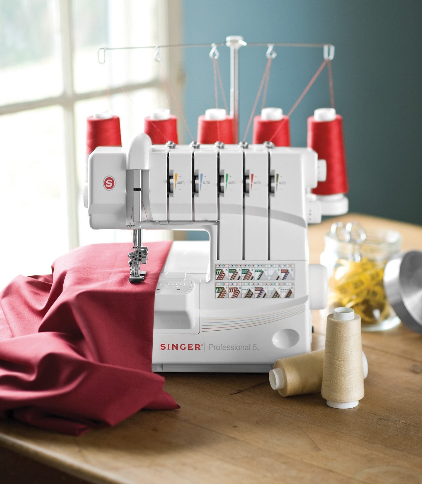 Singer Overlock-Nähmaschine »Professional 5 14T968DCD«, 14 Programme, 14  Stiche online bestellen